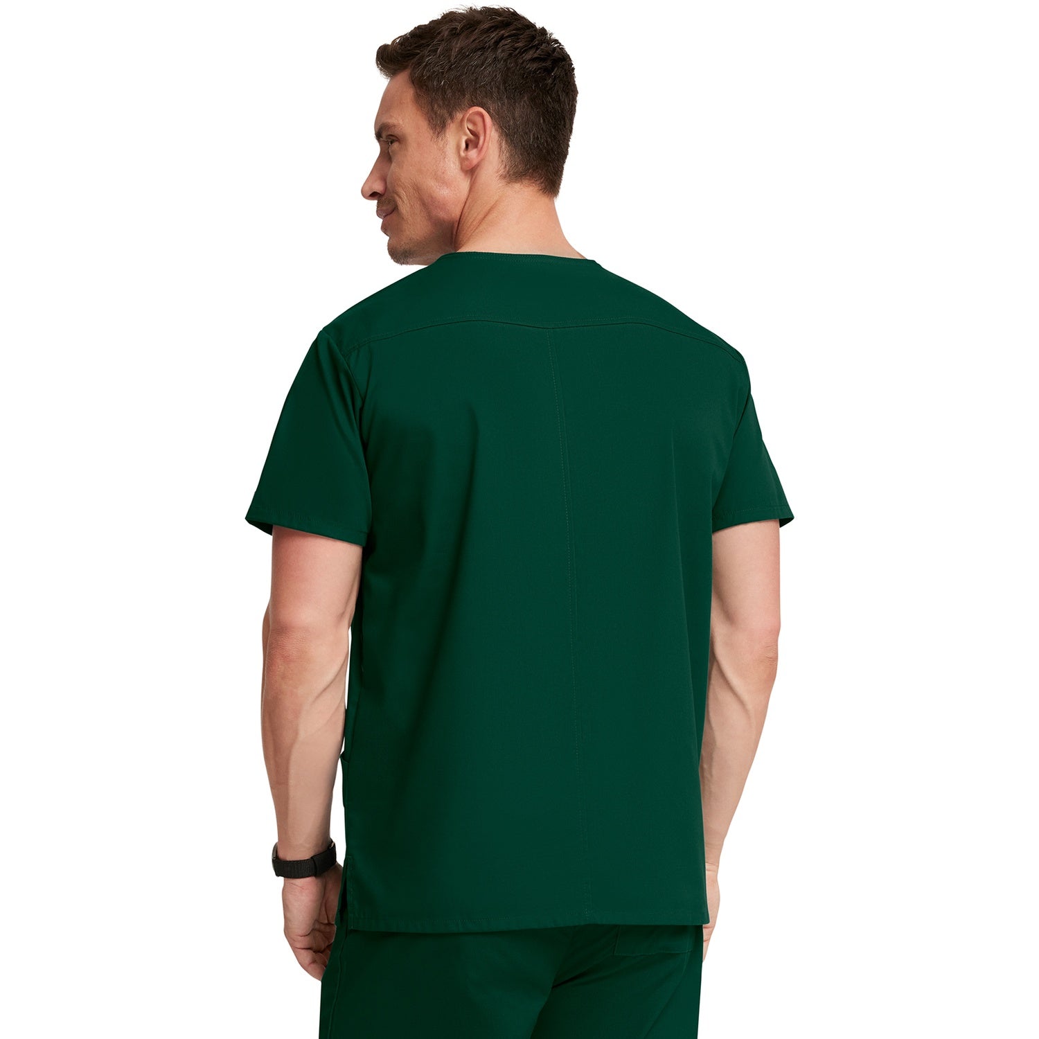 Men's EDS Signature V-Neck Scrub Top - Image 2