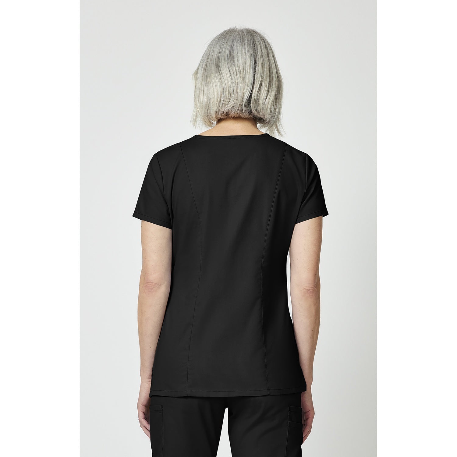 Women's EDS Signature V-Neck Scrub Top - Image 2