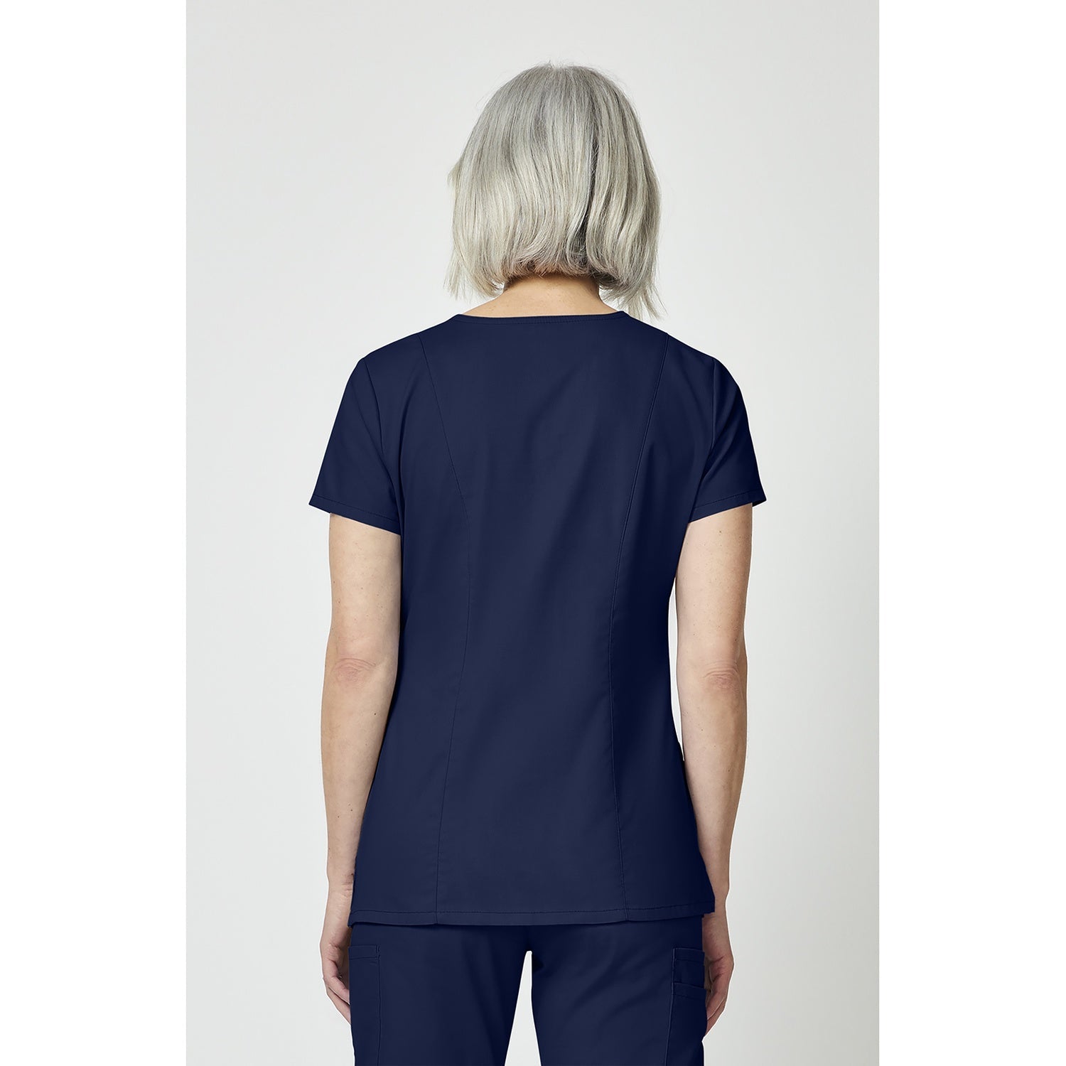 Women's EDS Signature V-Neck Scrub Top - Image 2