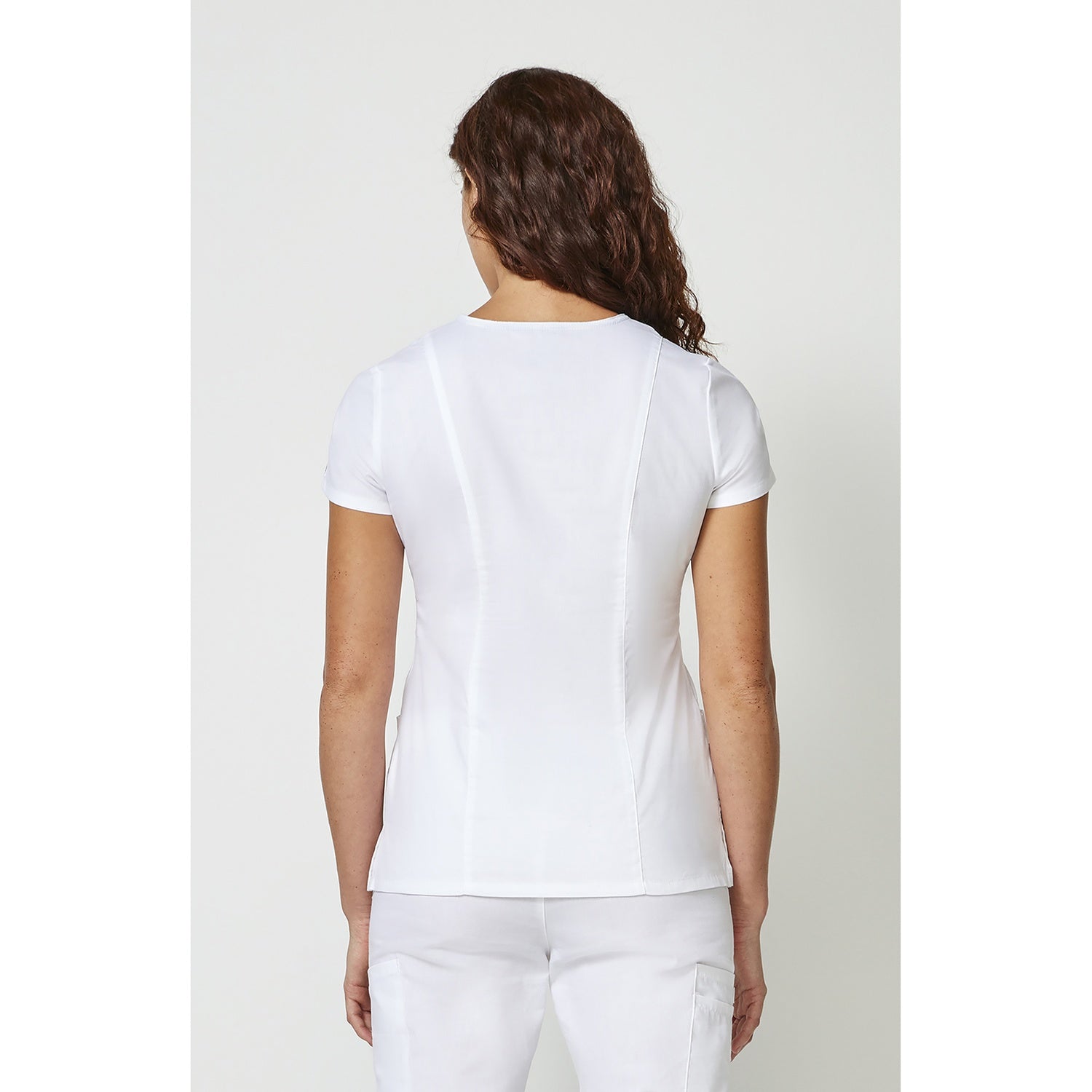Women's EDS Signature V-Neck Scrub Top - Image 2