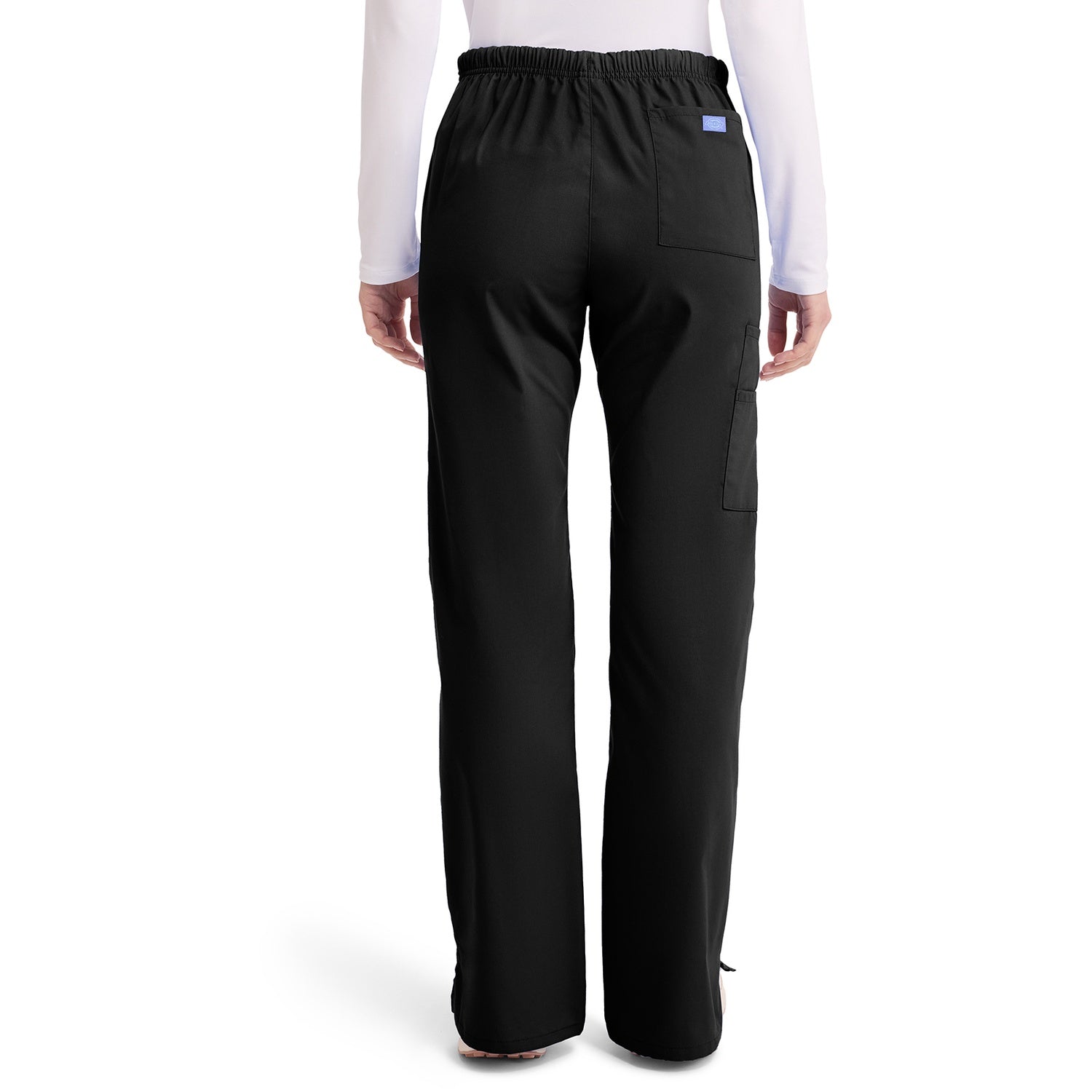 Women's EDS Signature Mid Rise Drawstring Cargo Scrub Pant - Image 2