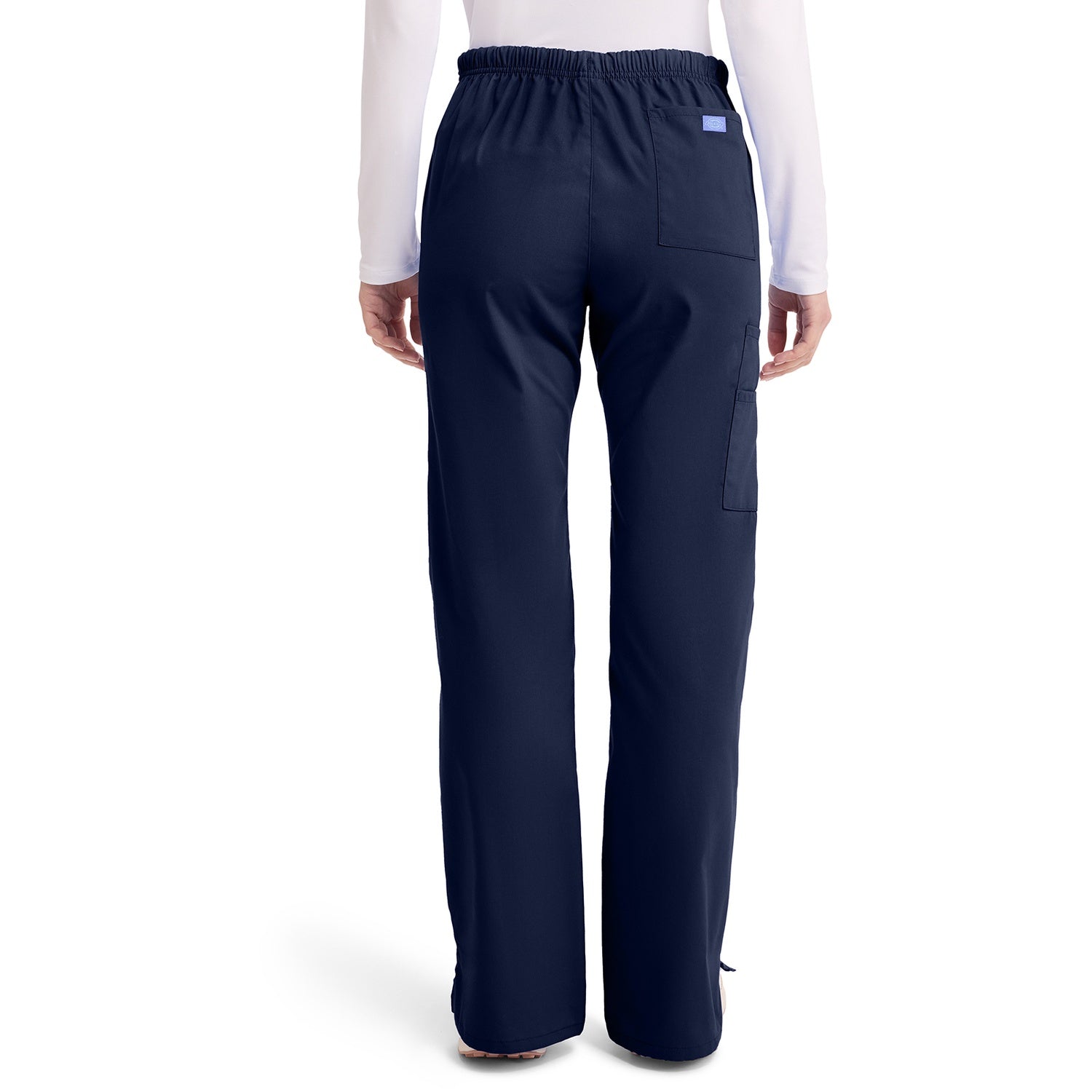 Women's EDS Signature Mid Rise Drawstring Cargo Scrub Pant - Image 2