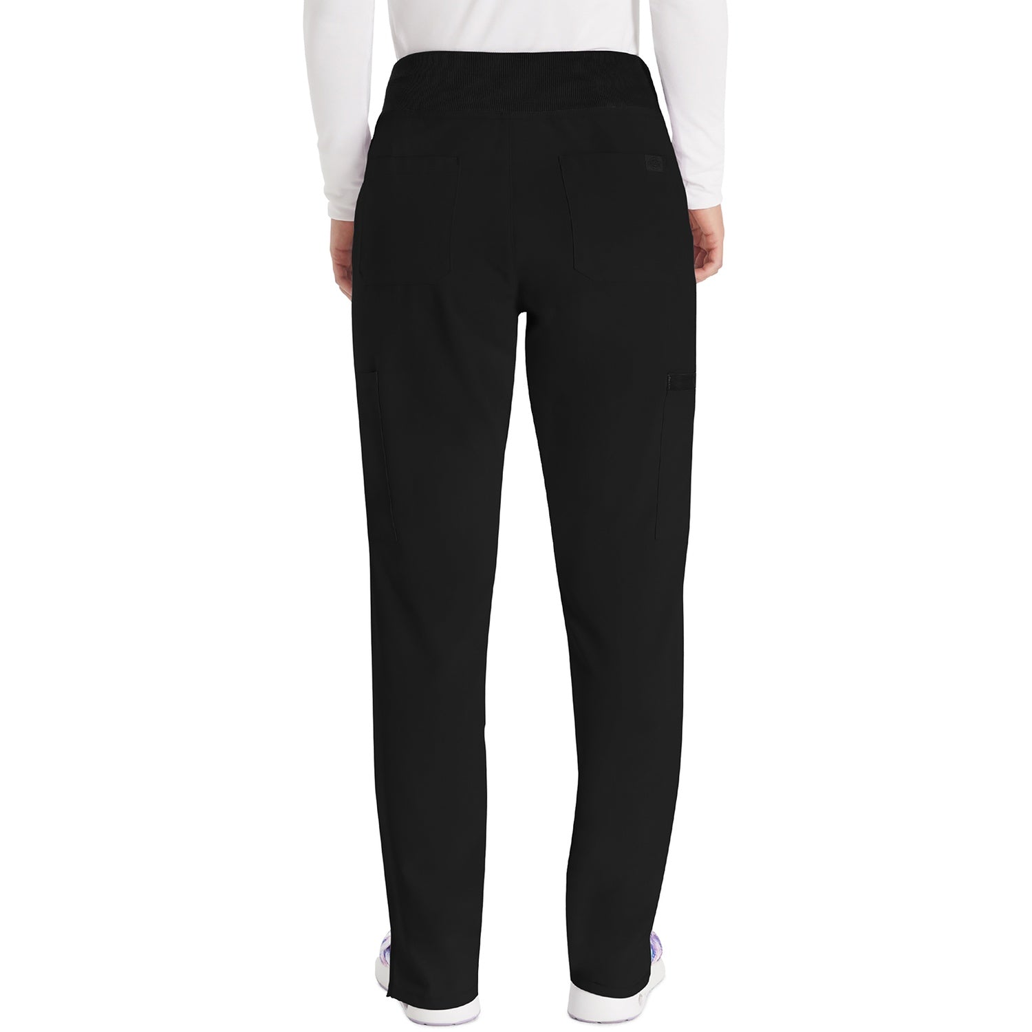 Women's EDS Essentials Natural Rise Tapered Leg Pull-On Scrub Pant - Image 2