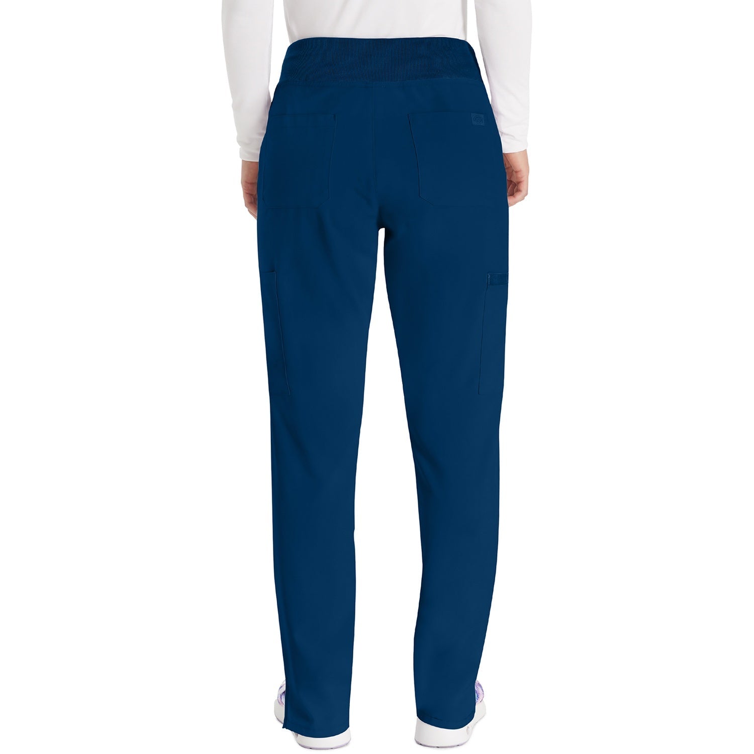 Women's EDS Essentials Natural Rise Tapered Leg Pull-On Scrub Pant - Image 2