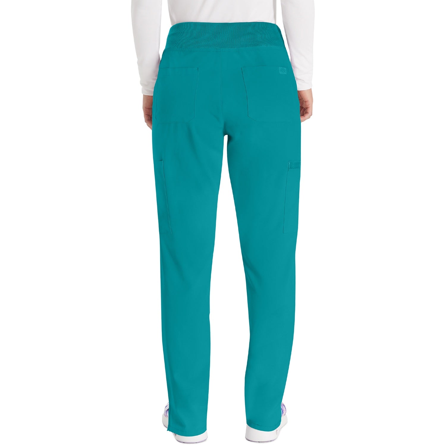 Women's EDS Essentials Natural Rise Tapered Leg Pull-On Scrub Pant - Image 2