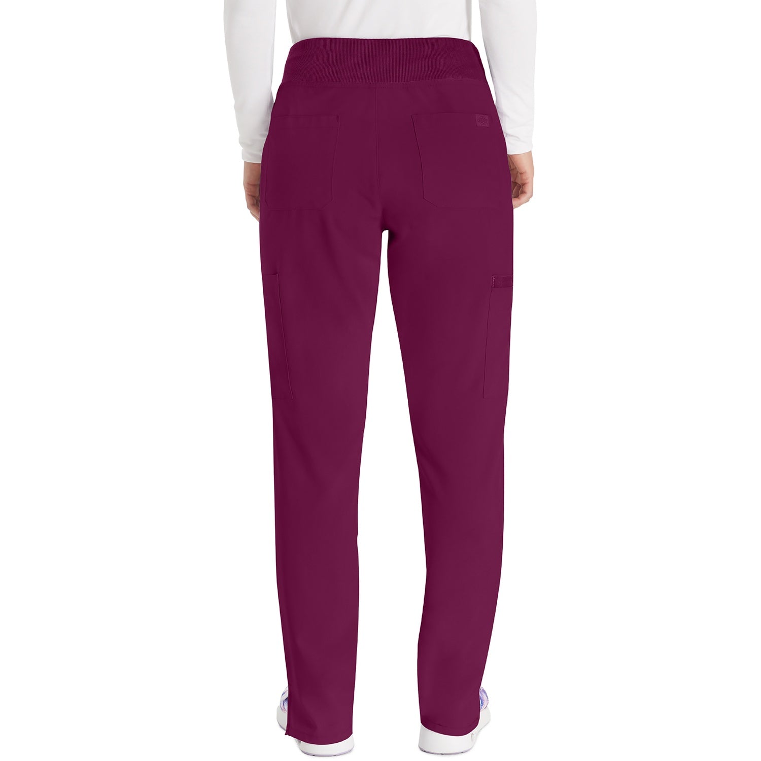 Women's EDS Essentials Natural Rise Tapered Leg Pull-On Scrub Pant - Image 2