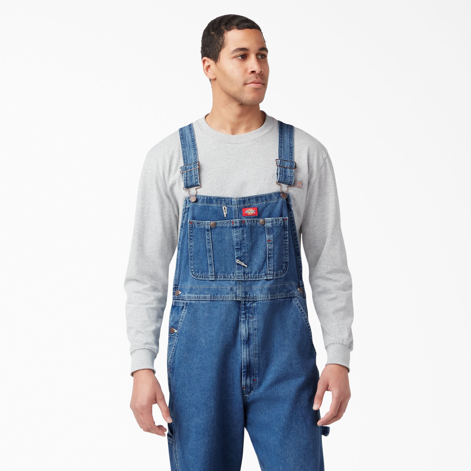 Stonewashed Indigo Bib Overalls - Image 4