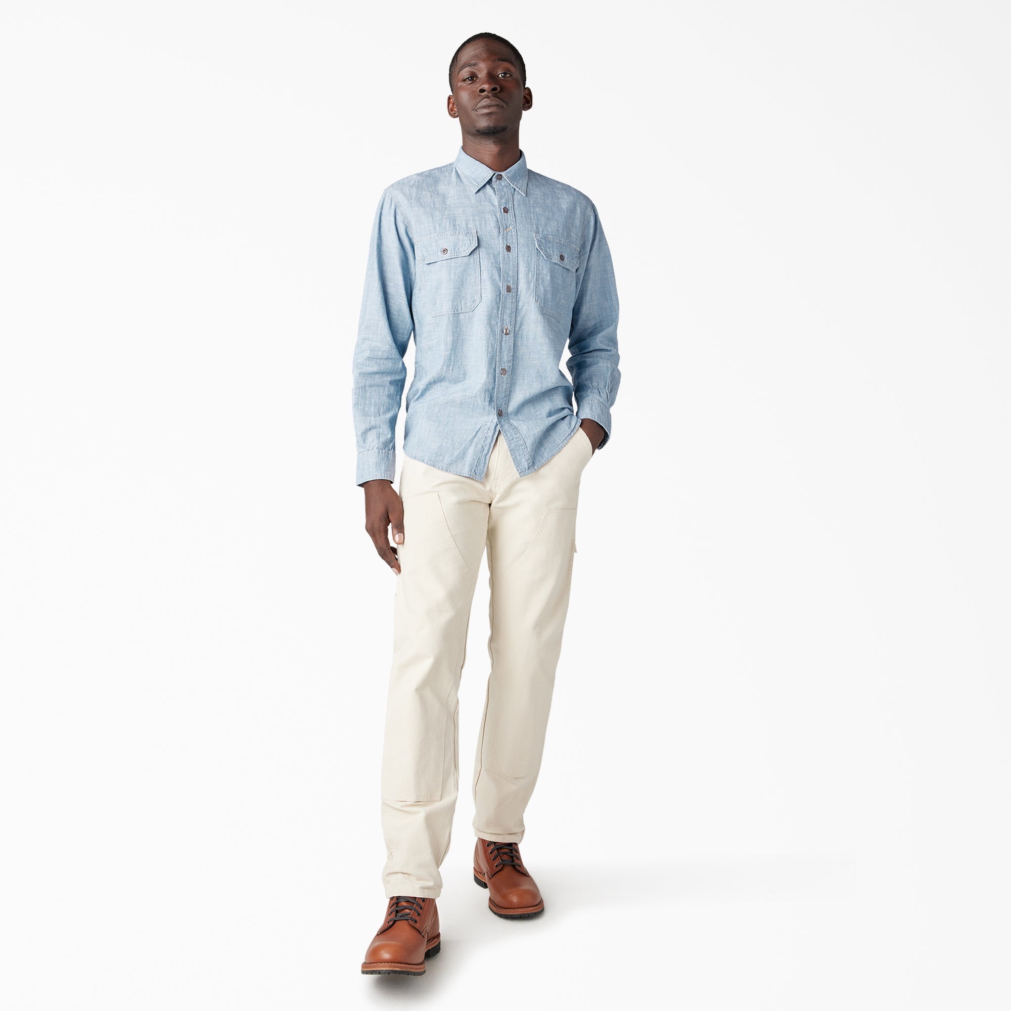 Dickies 1922 Long Sleeve Work Shirt - Image 5