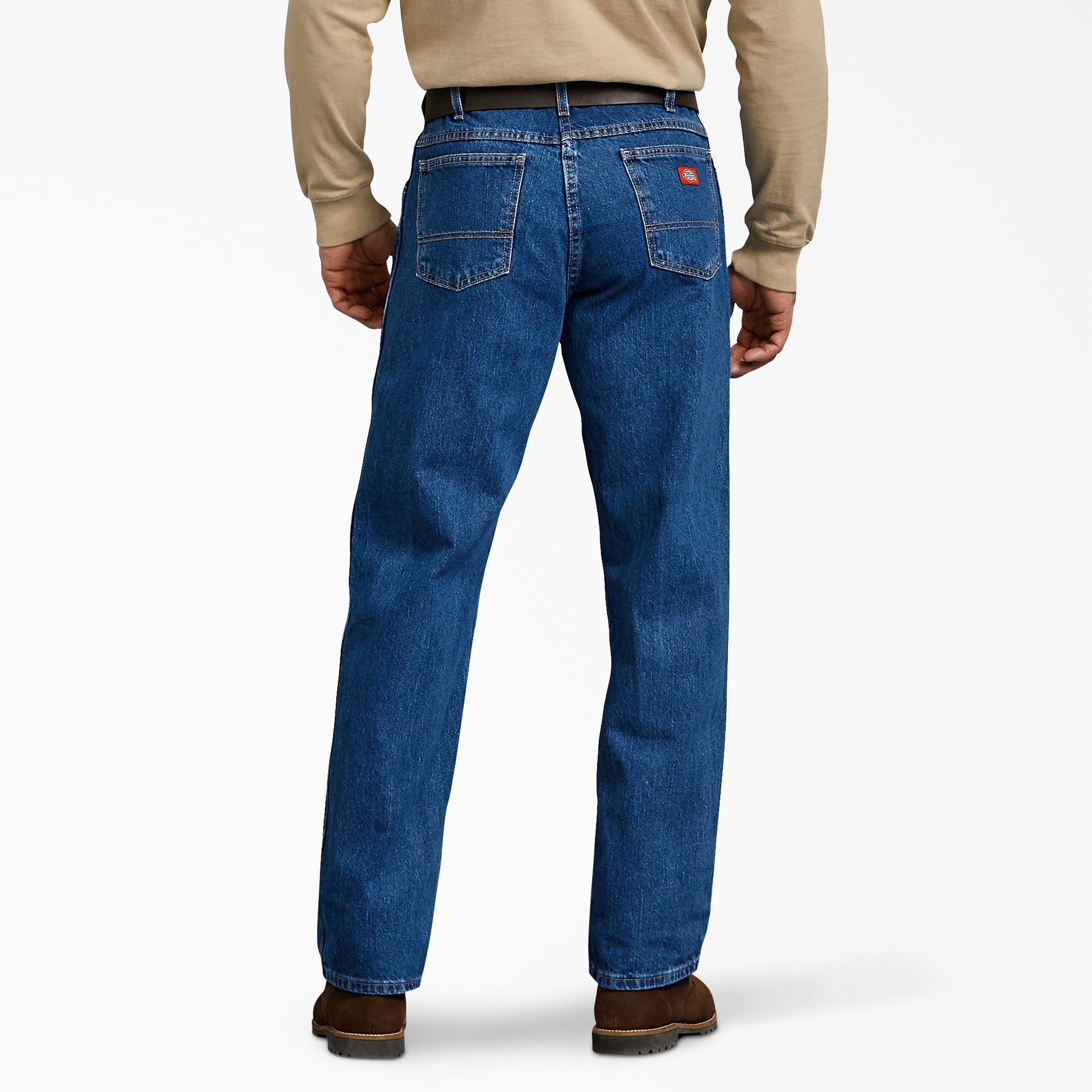 Relaxed Fit Straight Leg Heavyweight Denim Jeans - Image 2