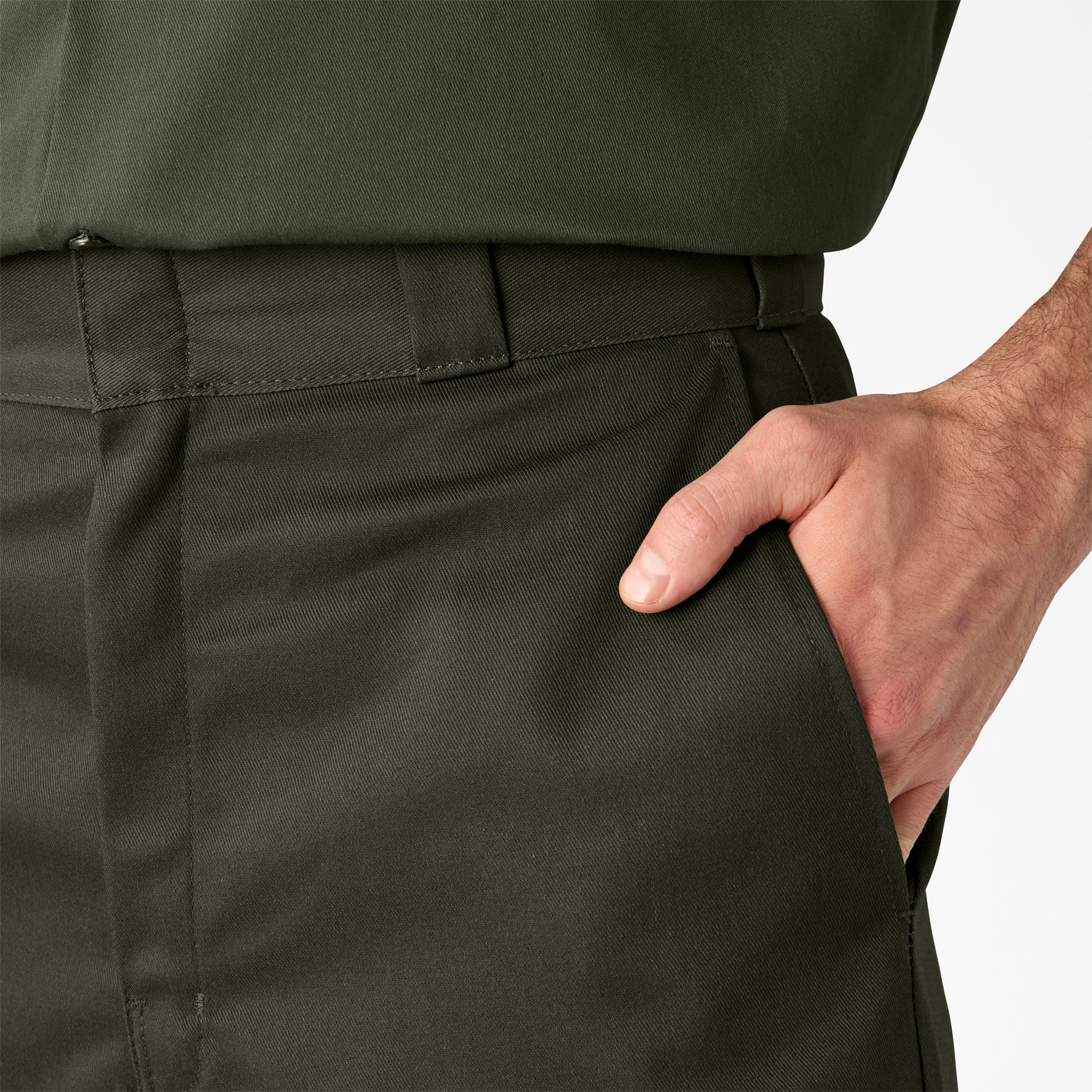 Loose Fit Flat Front Work Shorts. 13 - Image 7