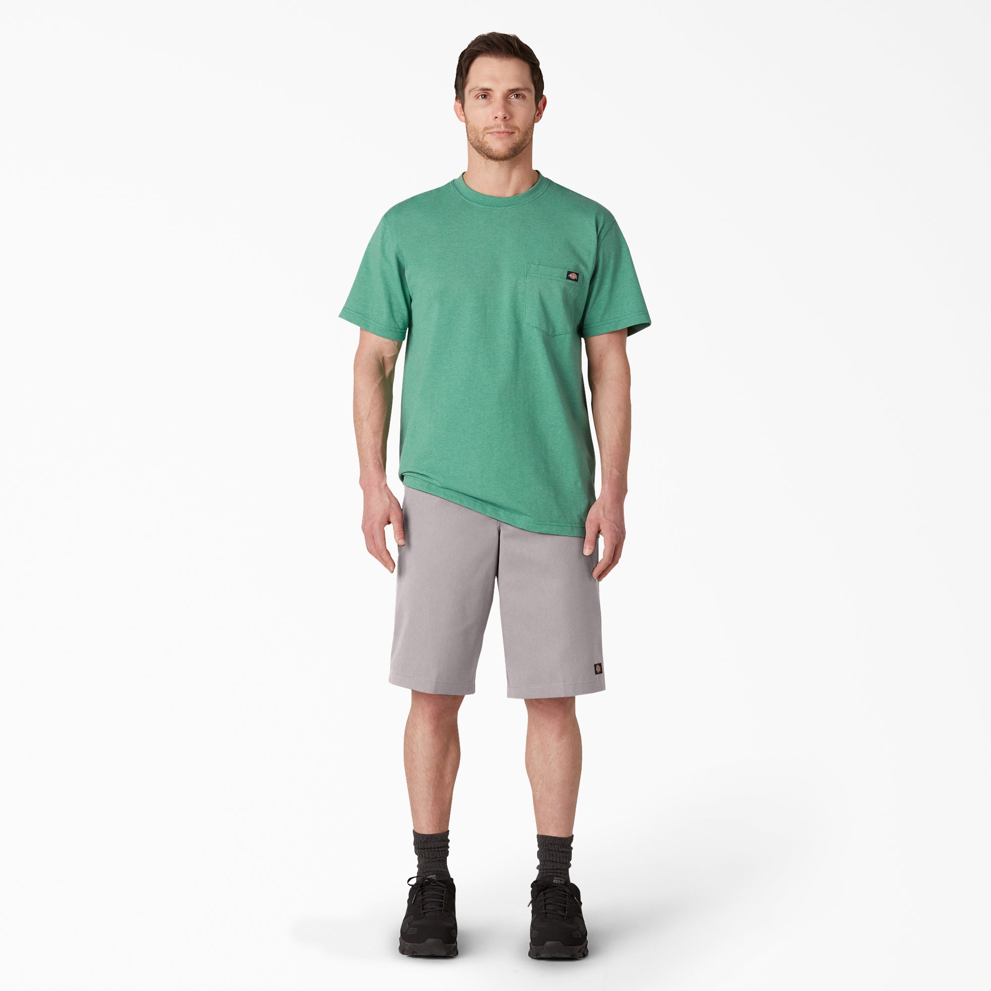 Loose Fit Flat Front Work Shorts. 13 - Image 4