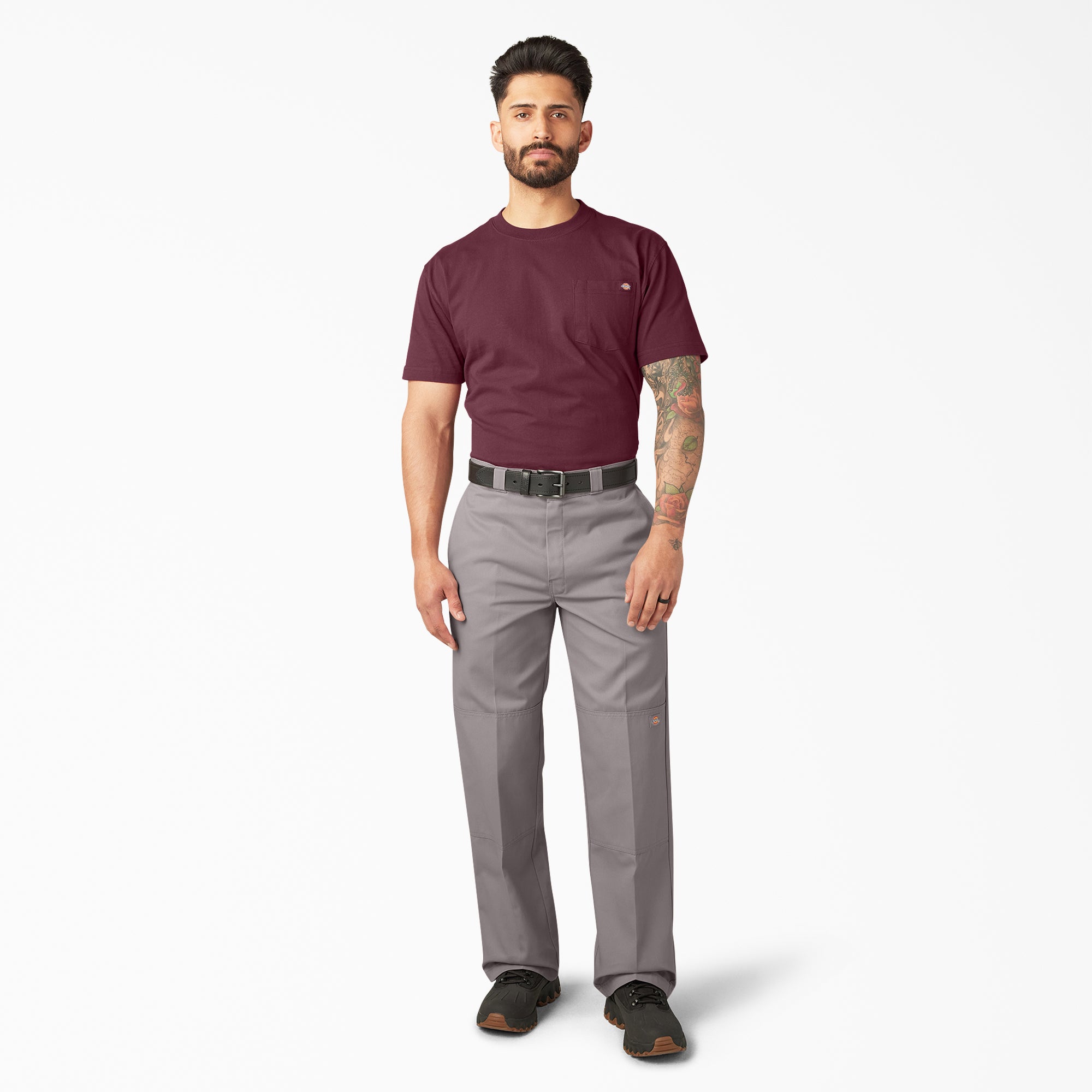 Loose Fit Double Knee Work Pants - Image 5