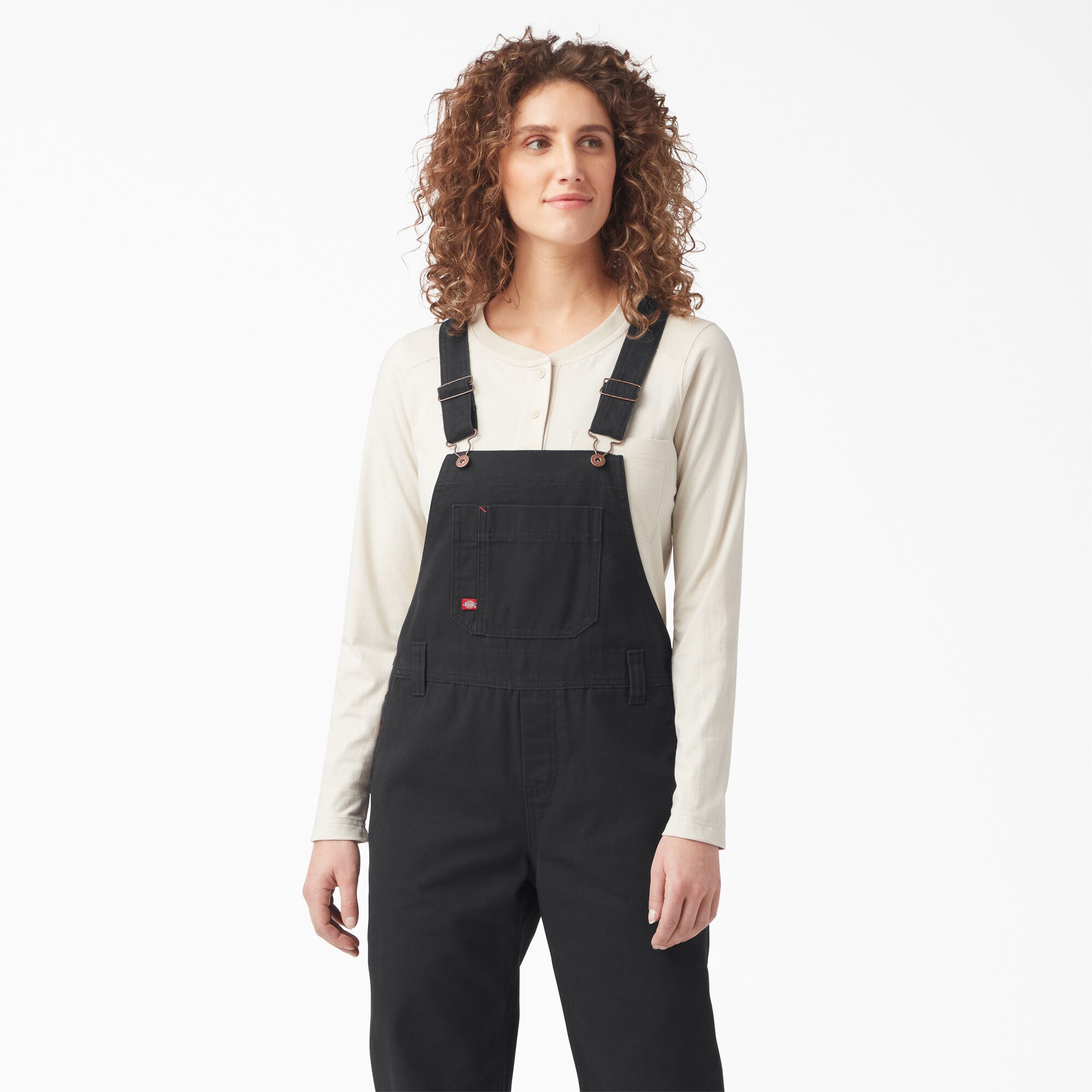 Women's Relaxed Fit Bib Overalls - Image 4