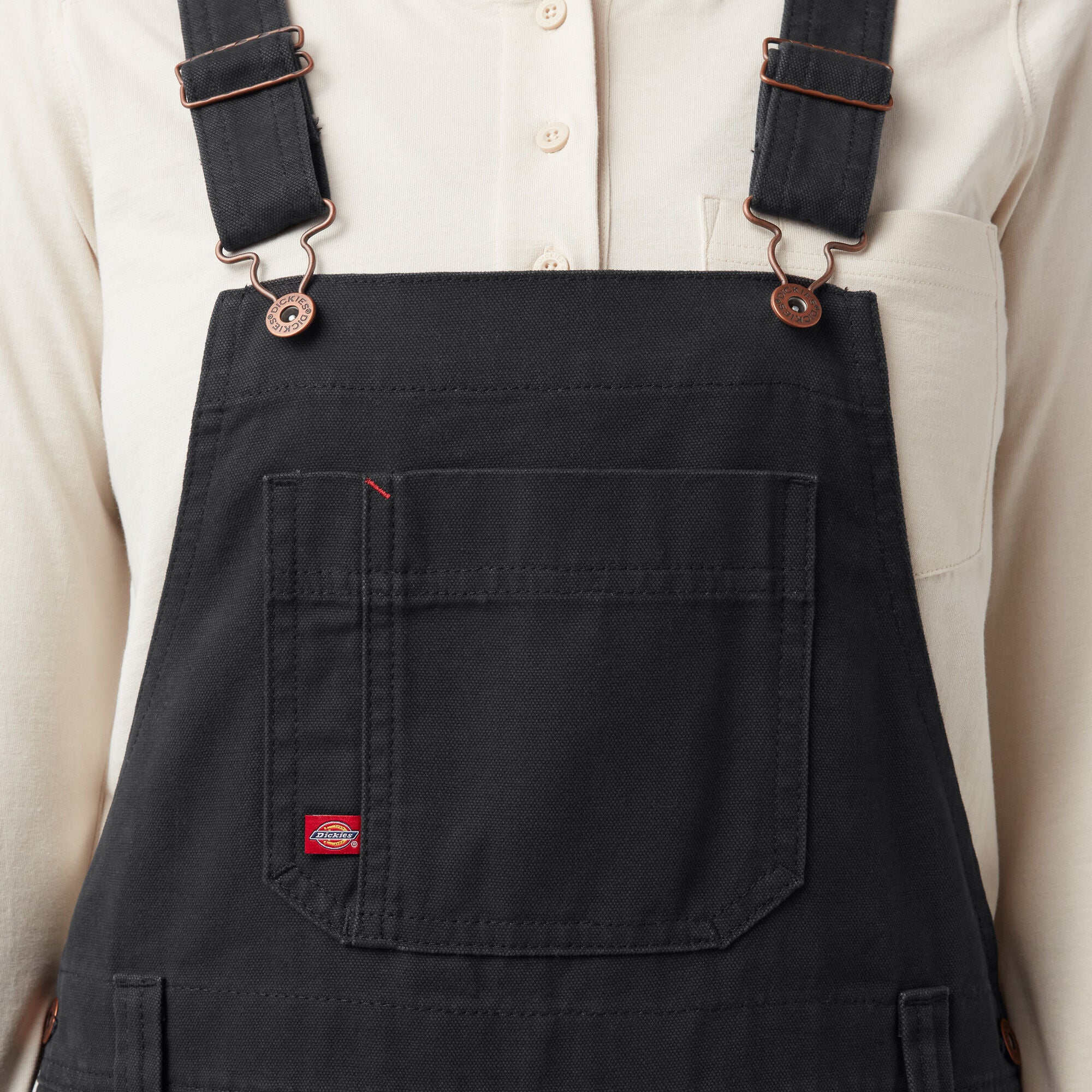Women's Relaxed Fit Bib Overalls - Image 5