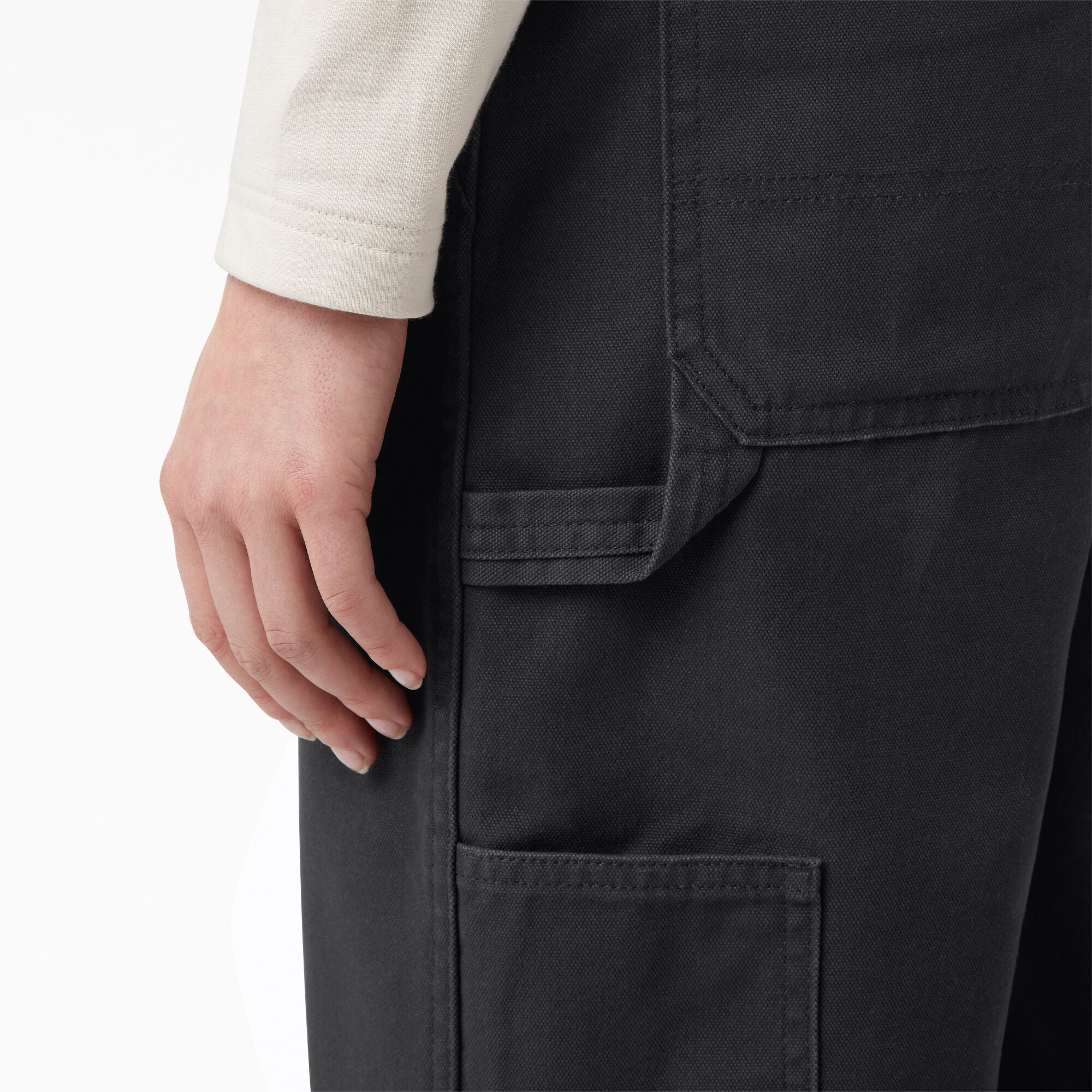 Women's Relaxed Fit Bib Overalls - Image 7