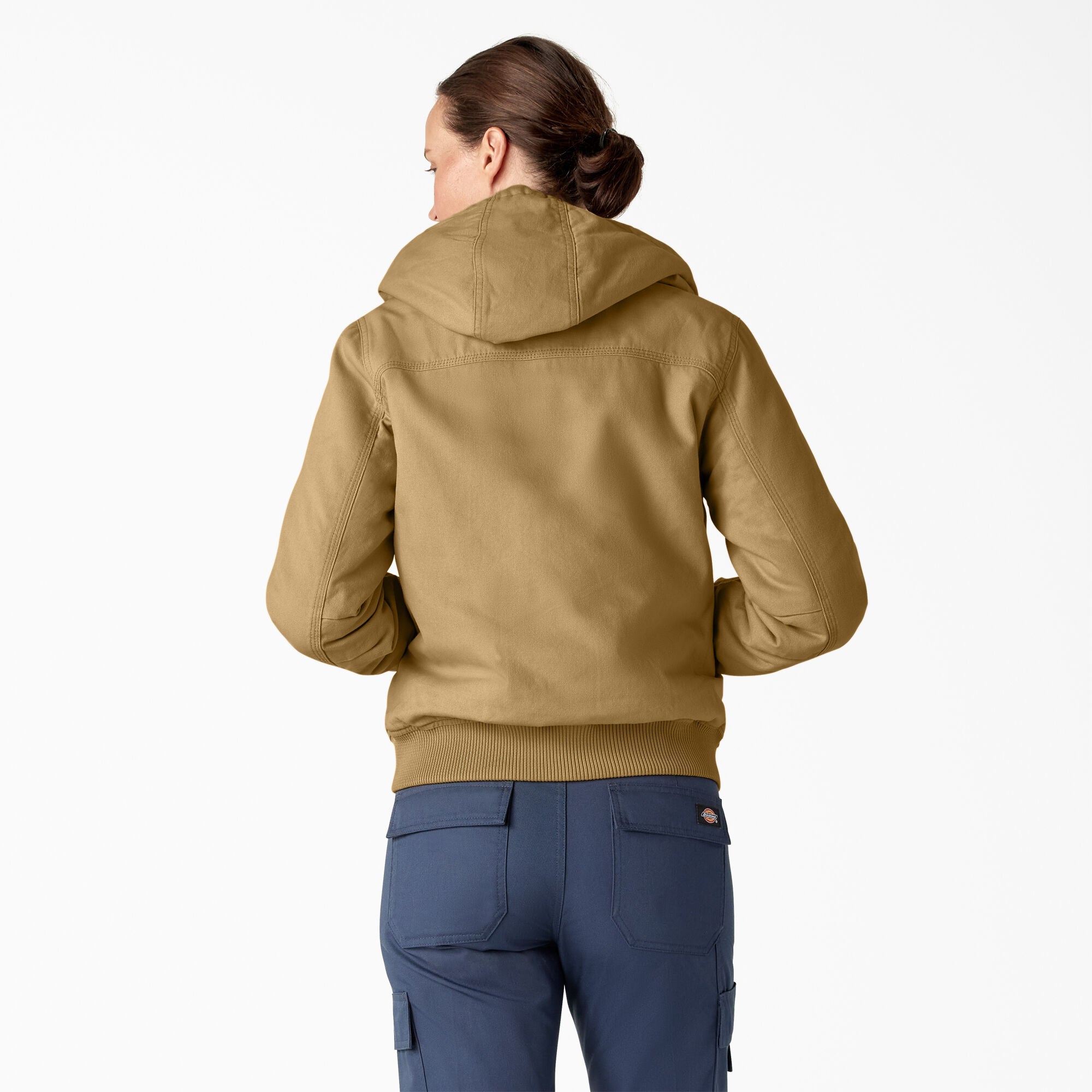 Women's Fleece Lined Duck Canvas Jacket - Image 2