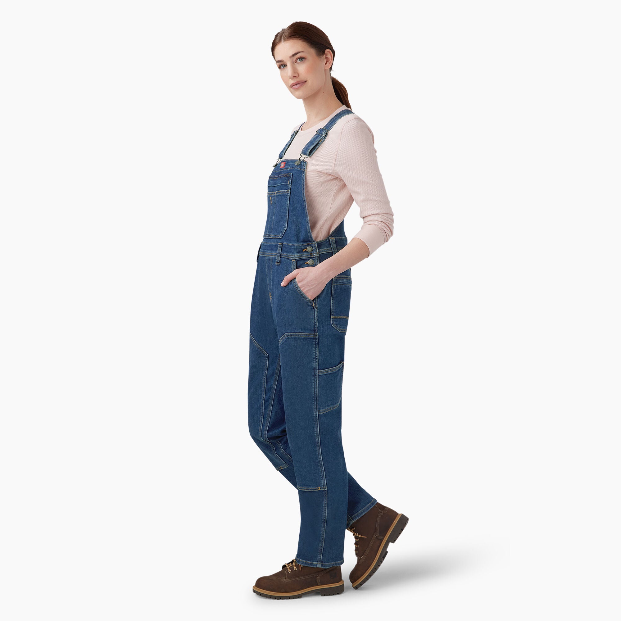 Women's Double Front Bib Overalls - Image 3
