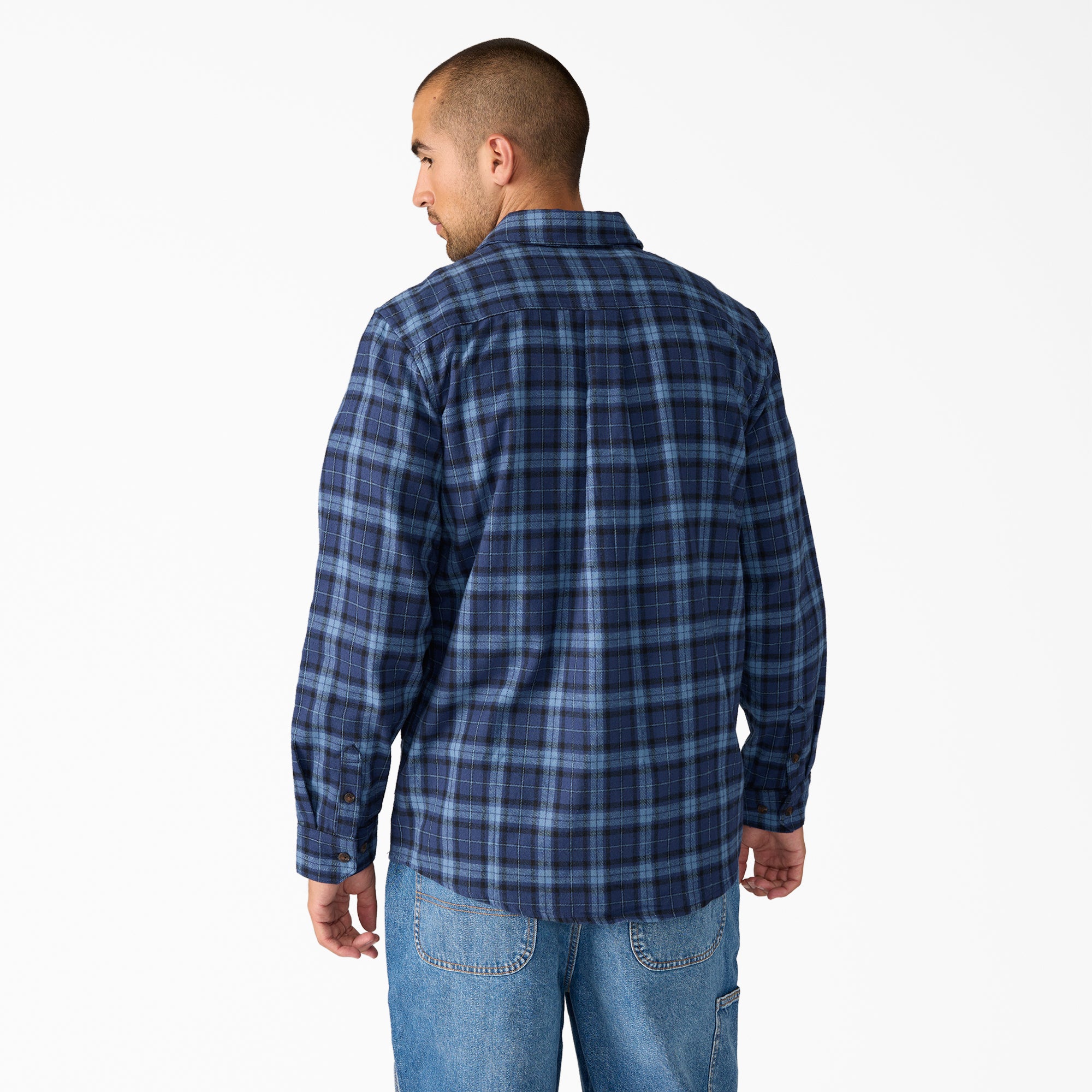 Long Sleeve Flannel Work Shirt - Image 2