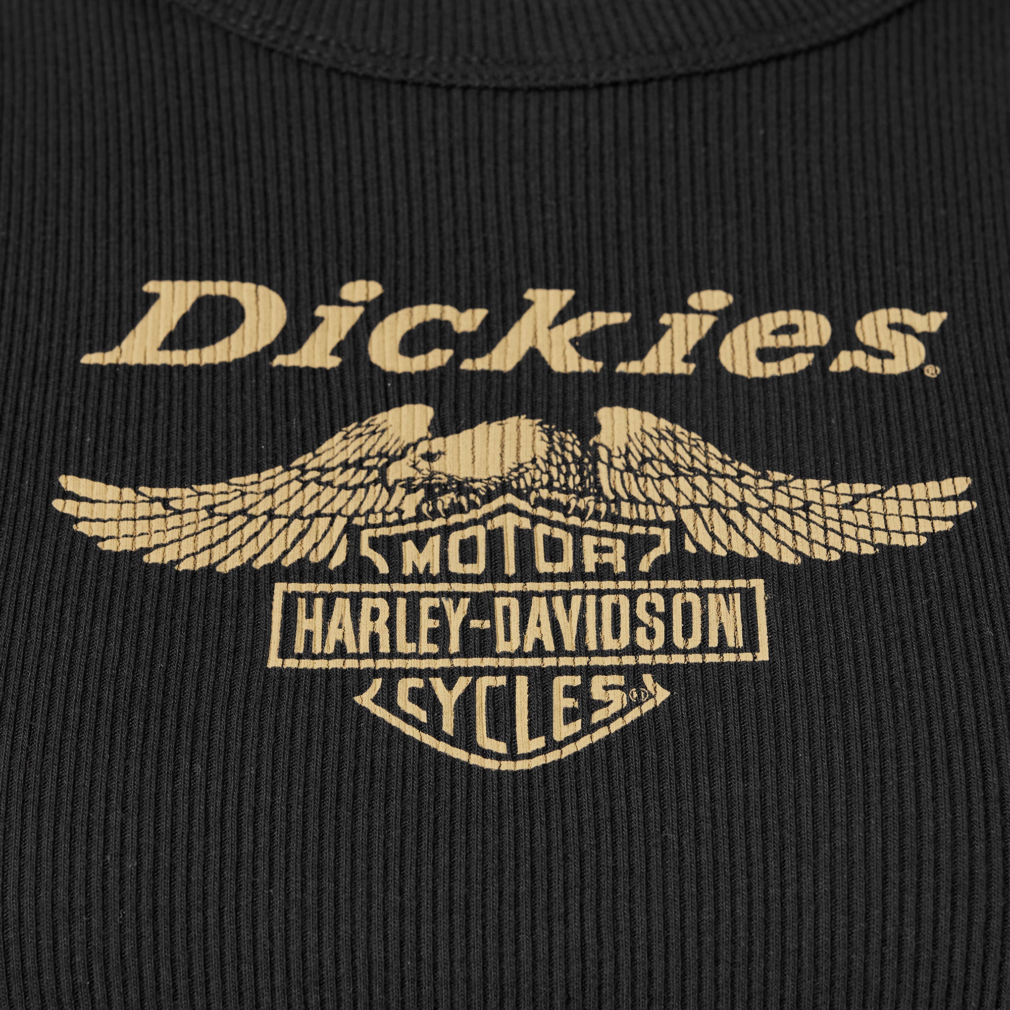 Dickies x Harley-Davidson Women's Racerback Cropped Eagle Tank Top - Image 6