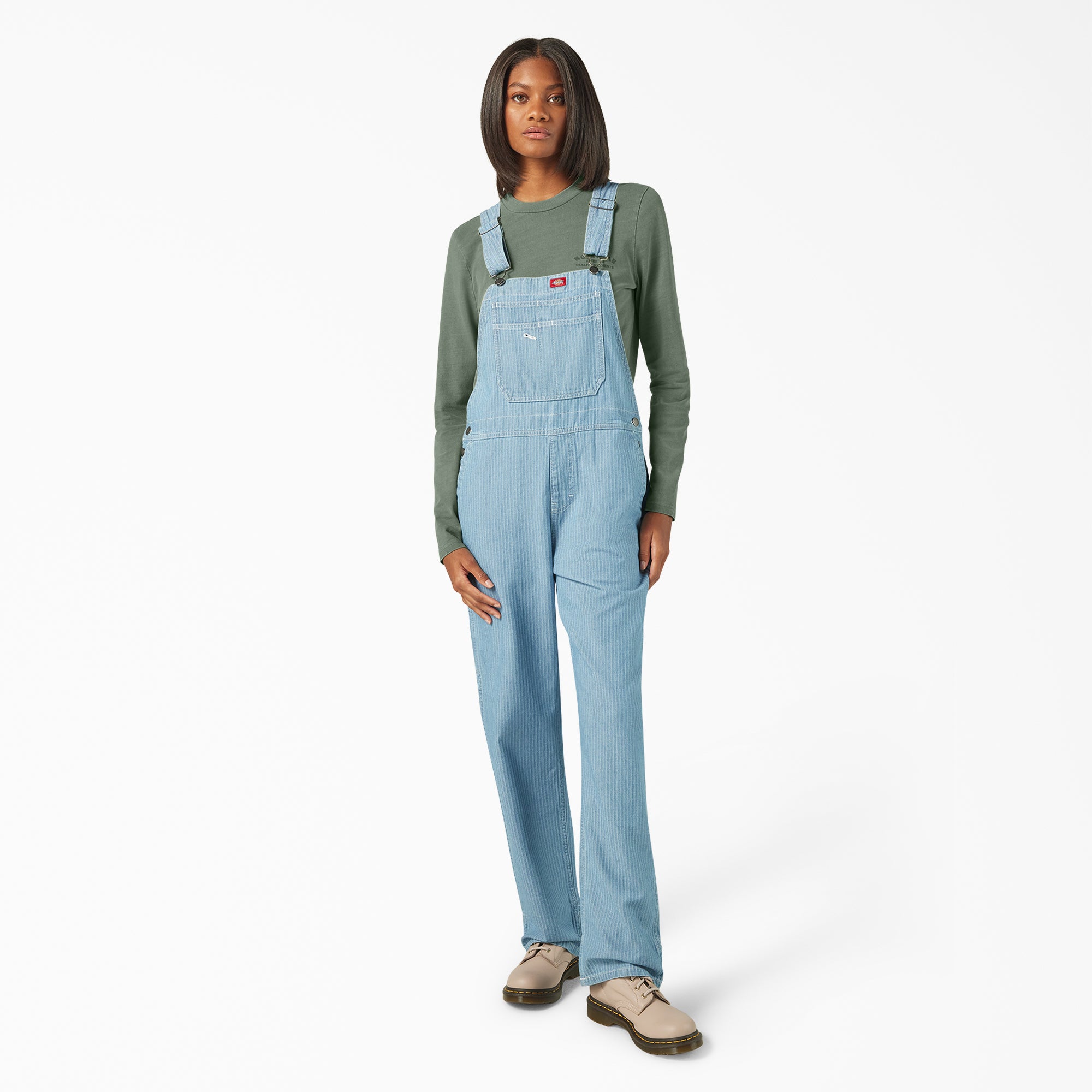 Women's Relaxed Fit Bib Overalls - Image 5