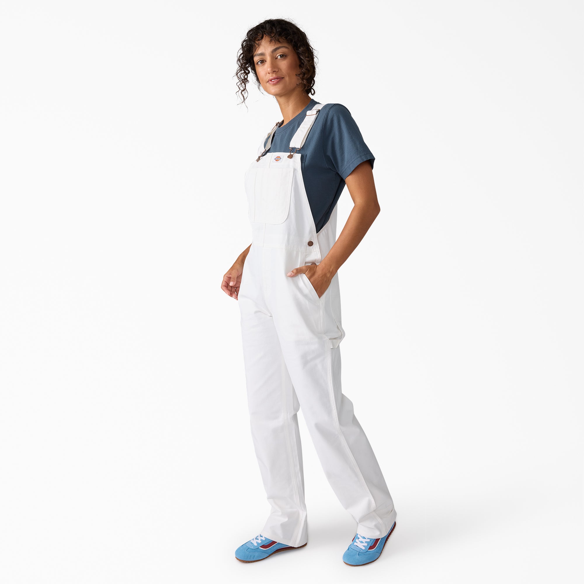 Women's Relaxed Fit Bib Overalls - Image 3