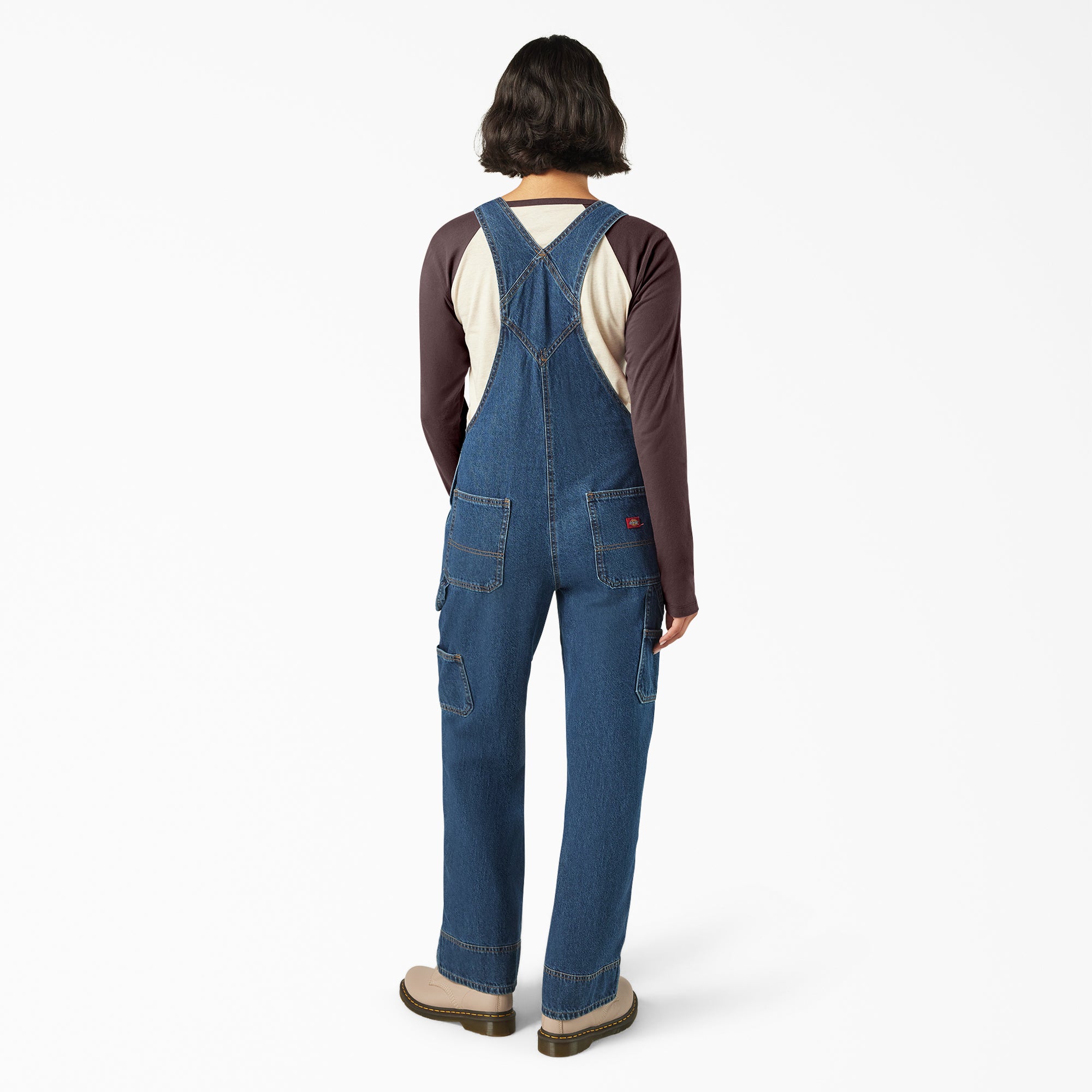Women's Relaxed Fit Bib Overalls - Image 2