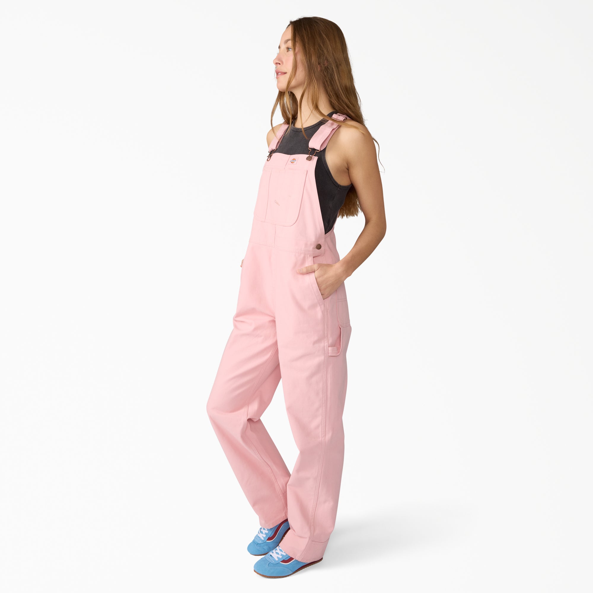 Women's Relaxed Fit Bib Overalls - Image 3
