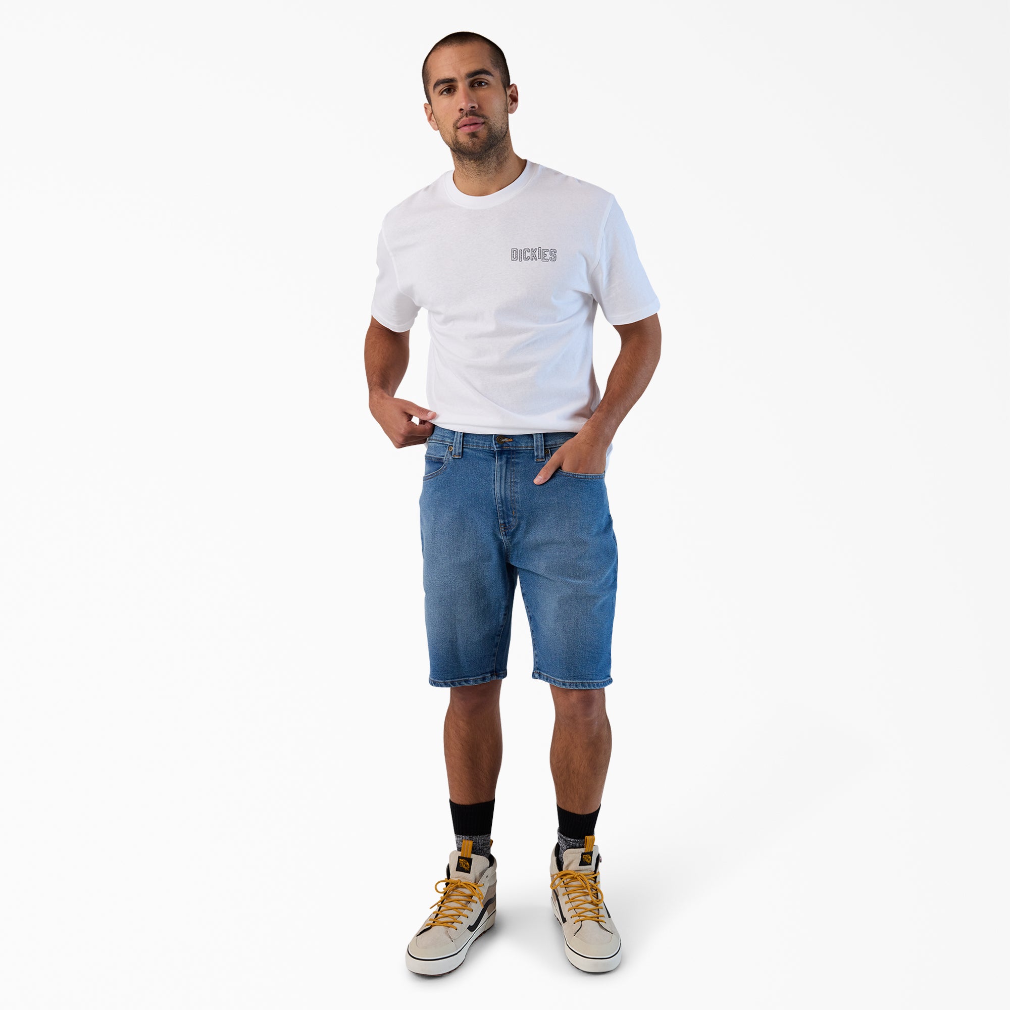 FLEX 5-Pocket Denim Shorts. 11 - Image 3