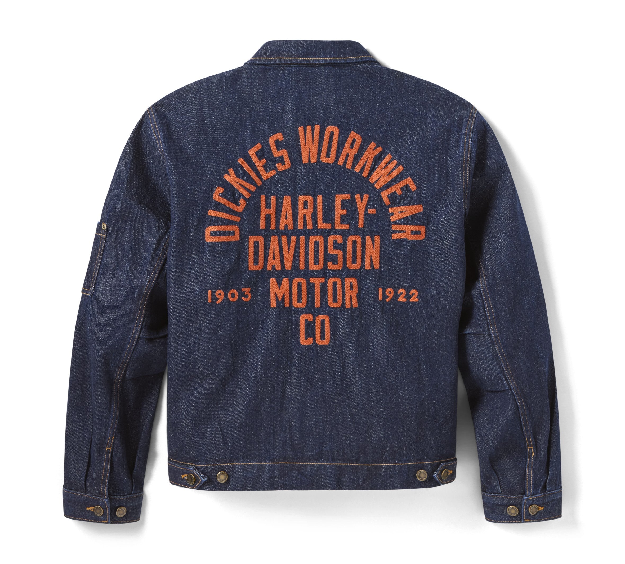 Dickies x Harley-Davidson? Boxy Fit Embroidered Denim Jacket - Image 8