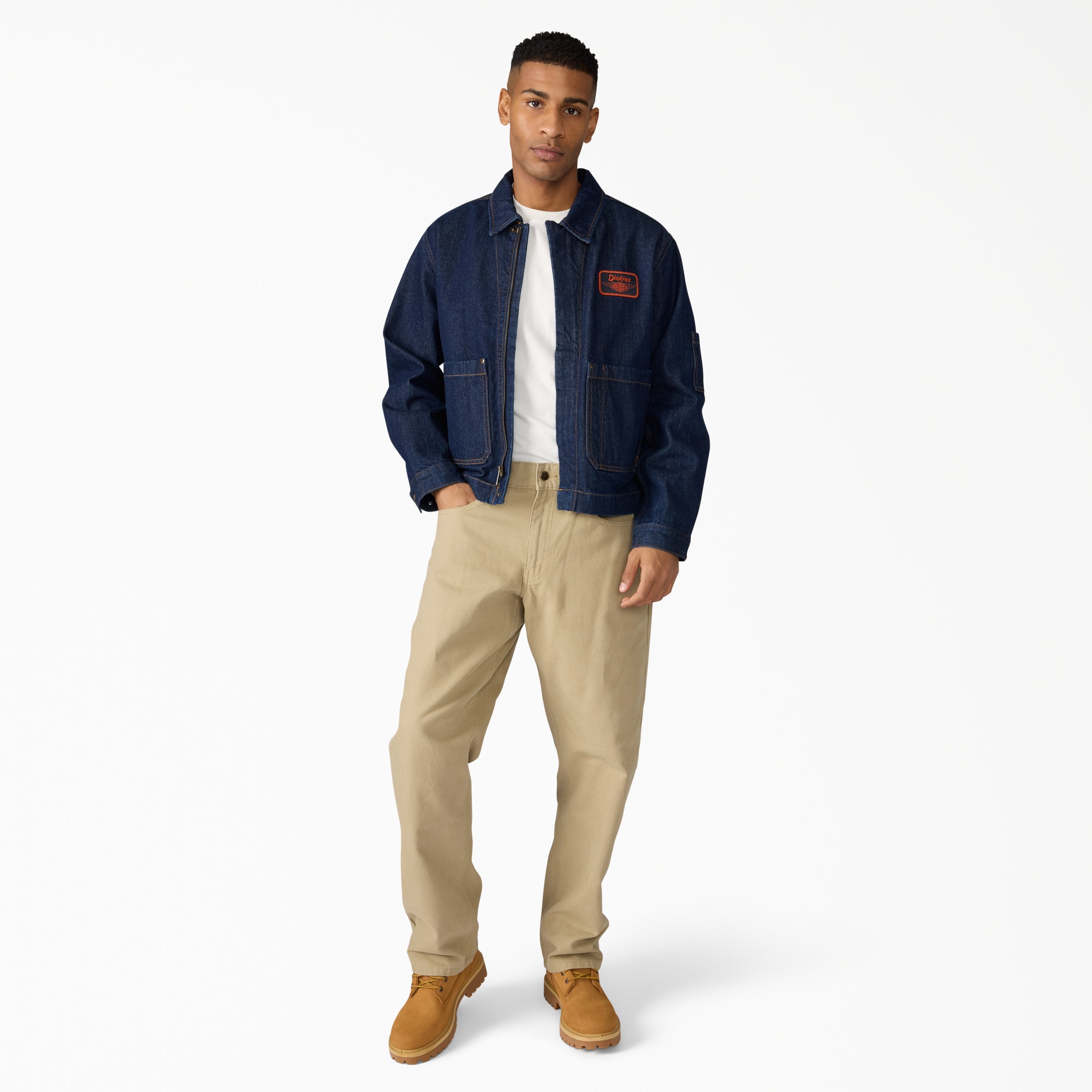 Dickies x Harley-Davidson? Boxy Fit Embroidered Denim Jacket - Image 4