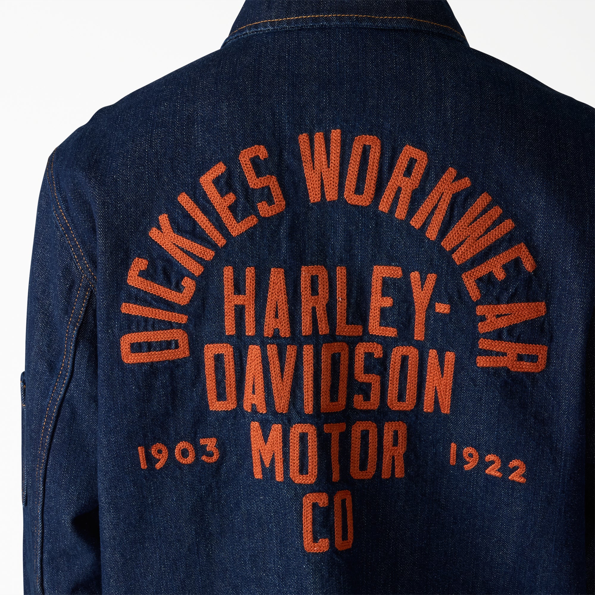 Dickies x Harley-Davidson? Boxy Fit Embroidered Denim Jacket - Image 5