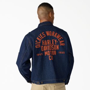 Dickies x Harley-Davidson? Boxy Fit Embroidered Denim Jacket
