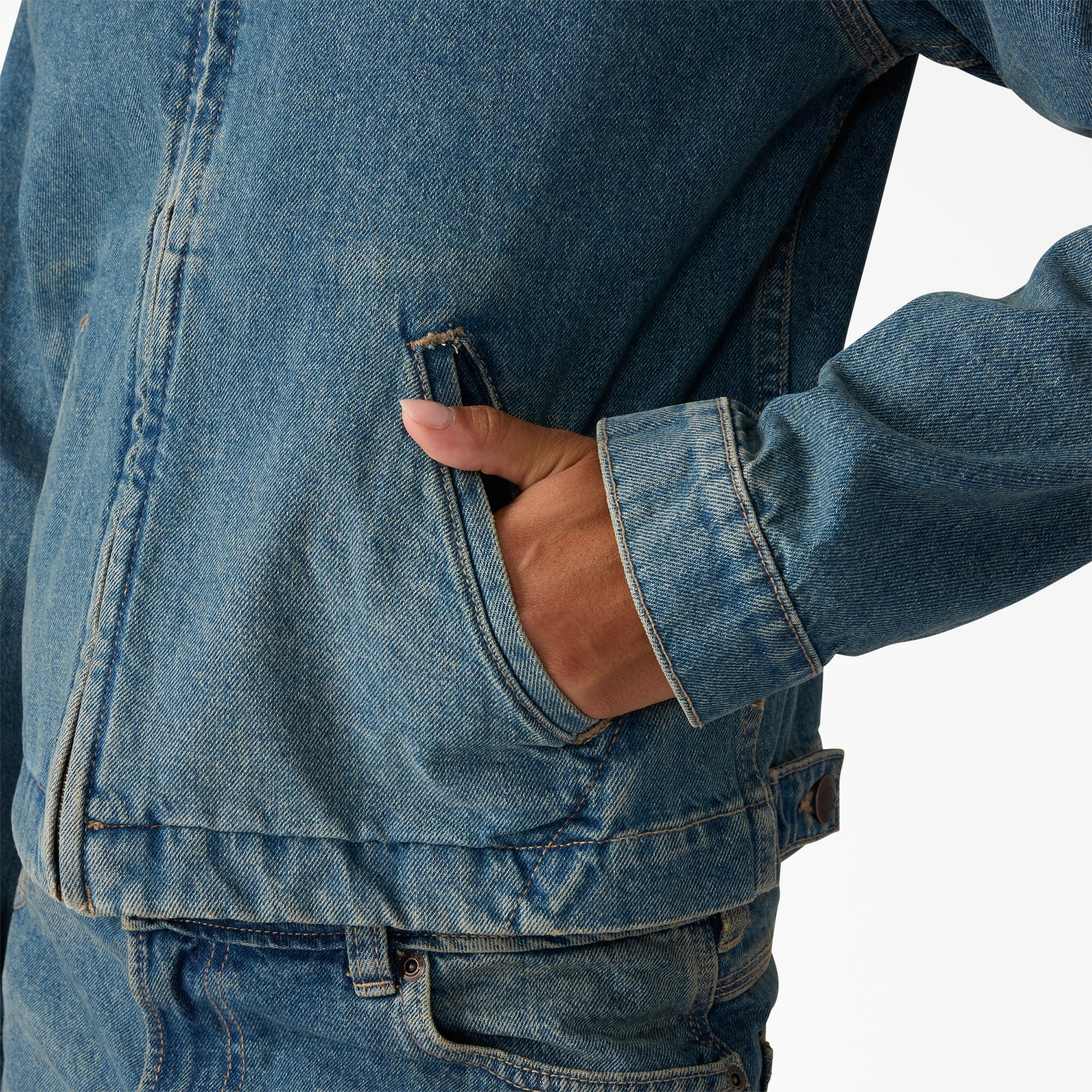 Women's Denim Painter Jacket - Image 6