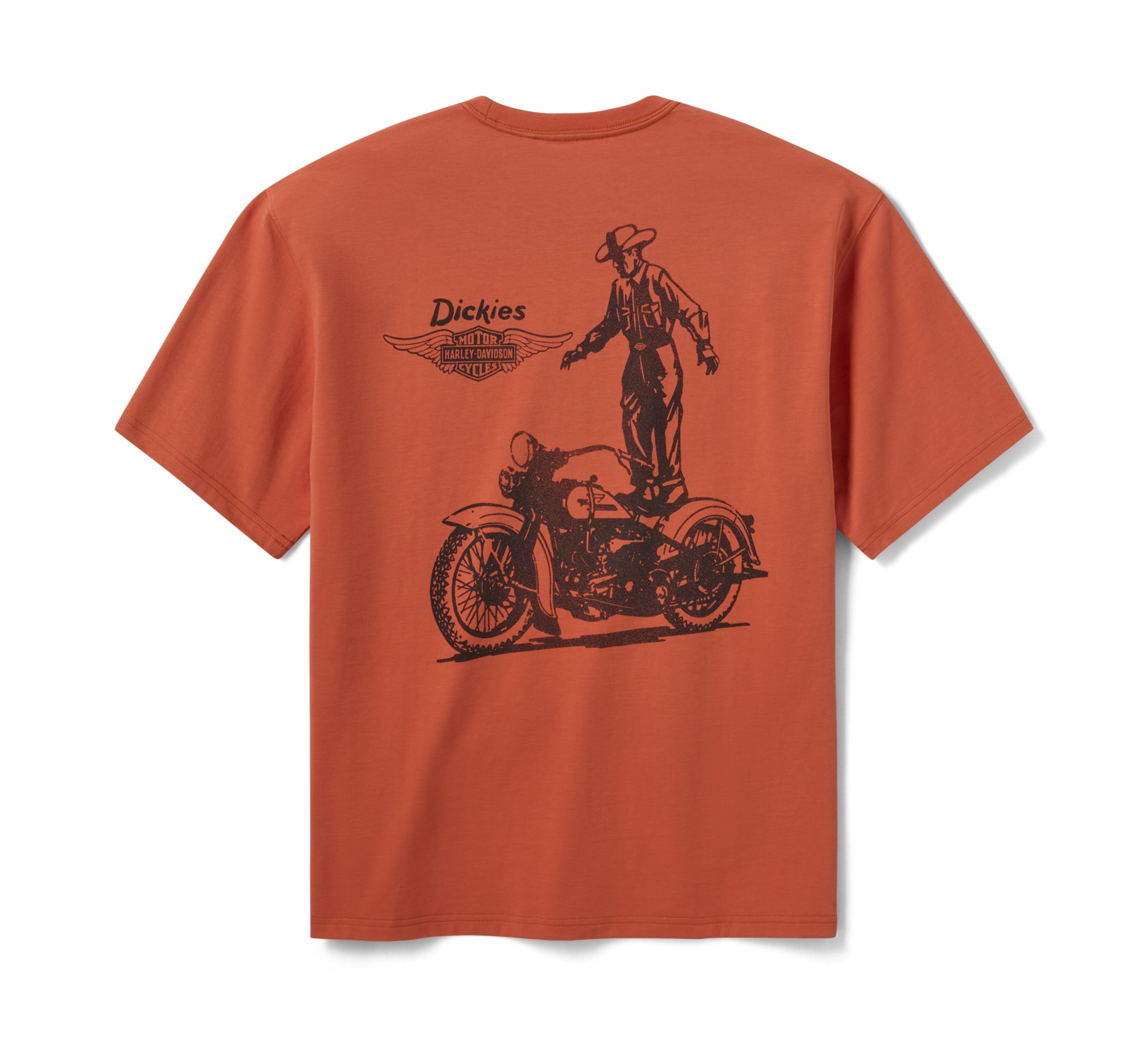 Dickies x Harley-Davidson® Vintage Wash Cowboy Graphic T-Shirt - Image 8