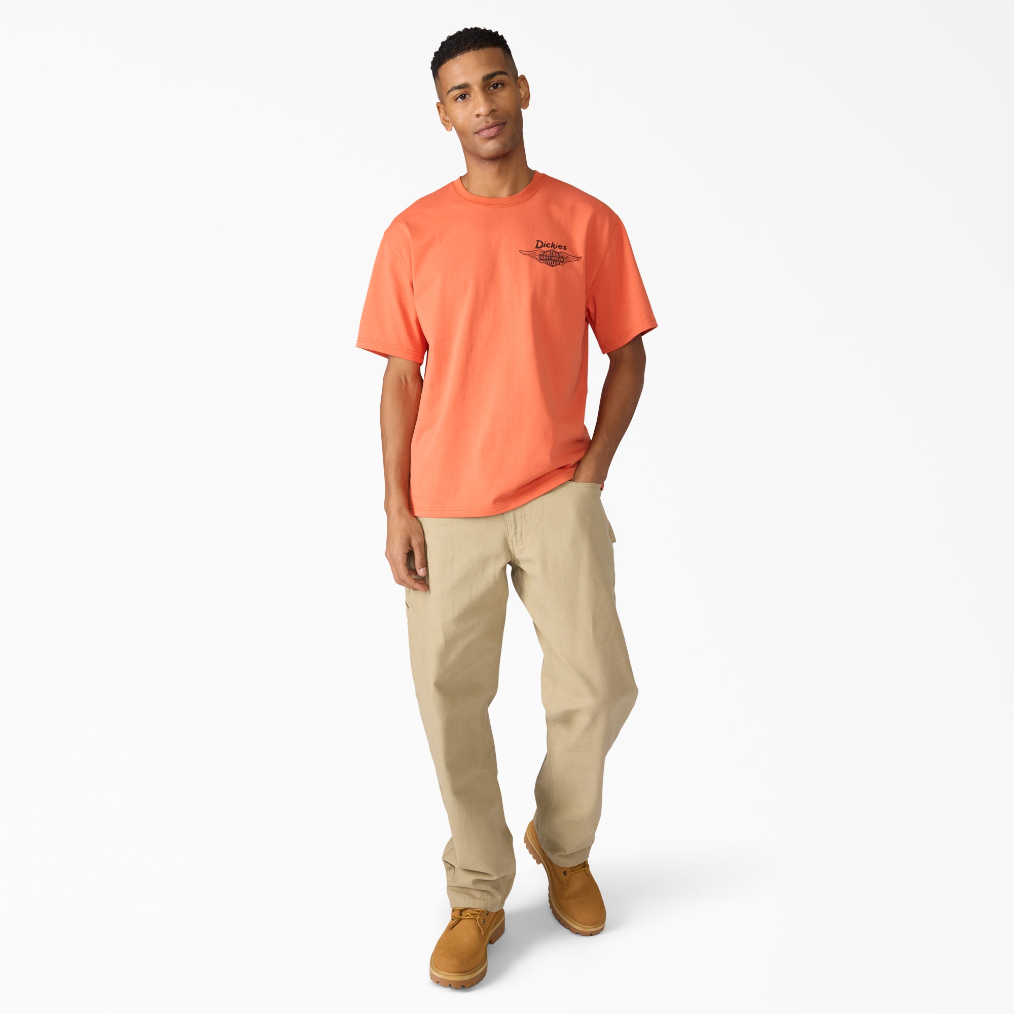 Dickies x Harley-Davidson® Vintage Wash Cowboy Graphic T-Shirt - Image 4