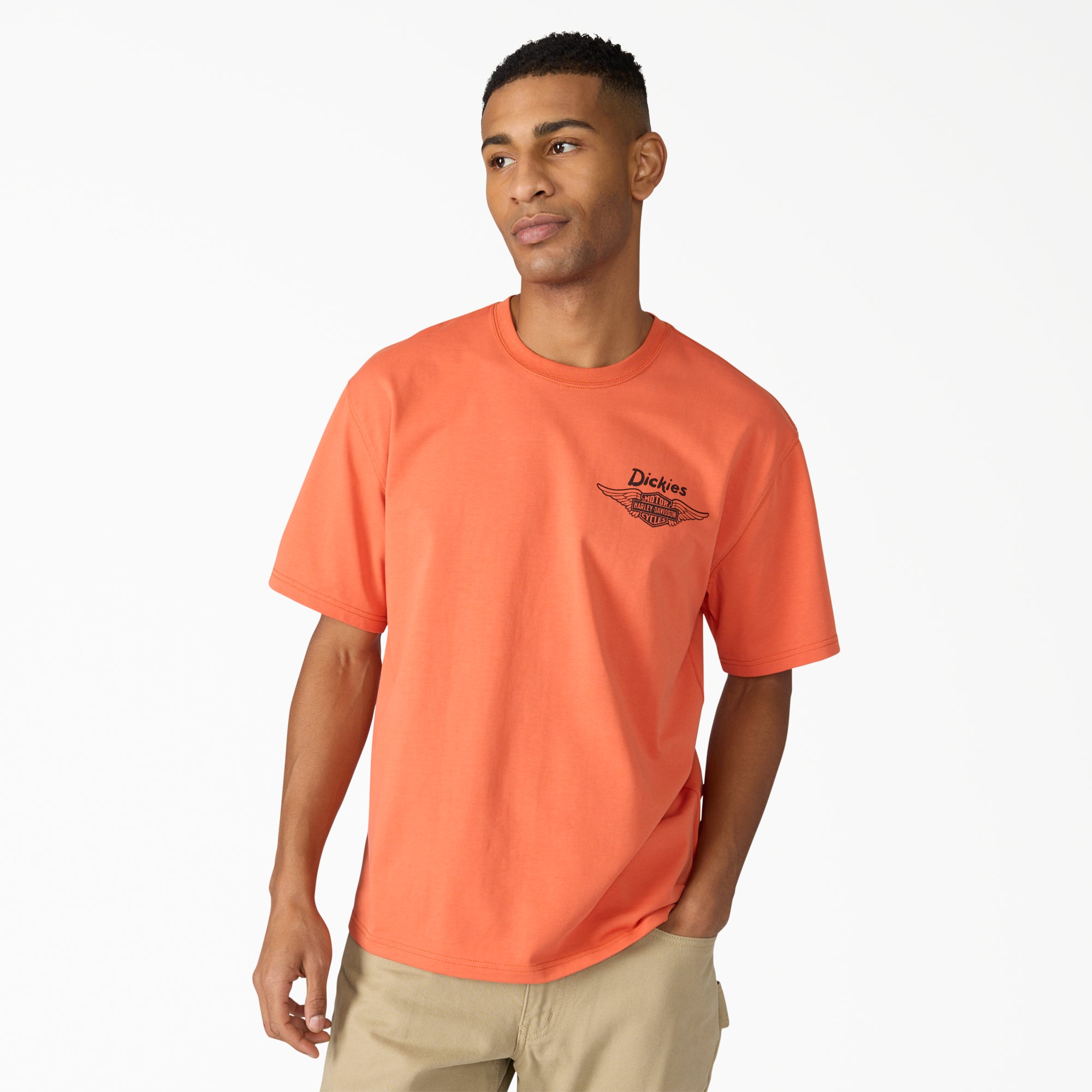 Dickies x Harley-Davidson® Vintage Wash Cowboy Graphic T-Shirt - Image 2