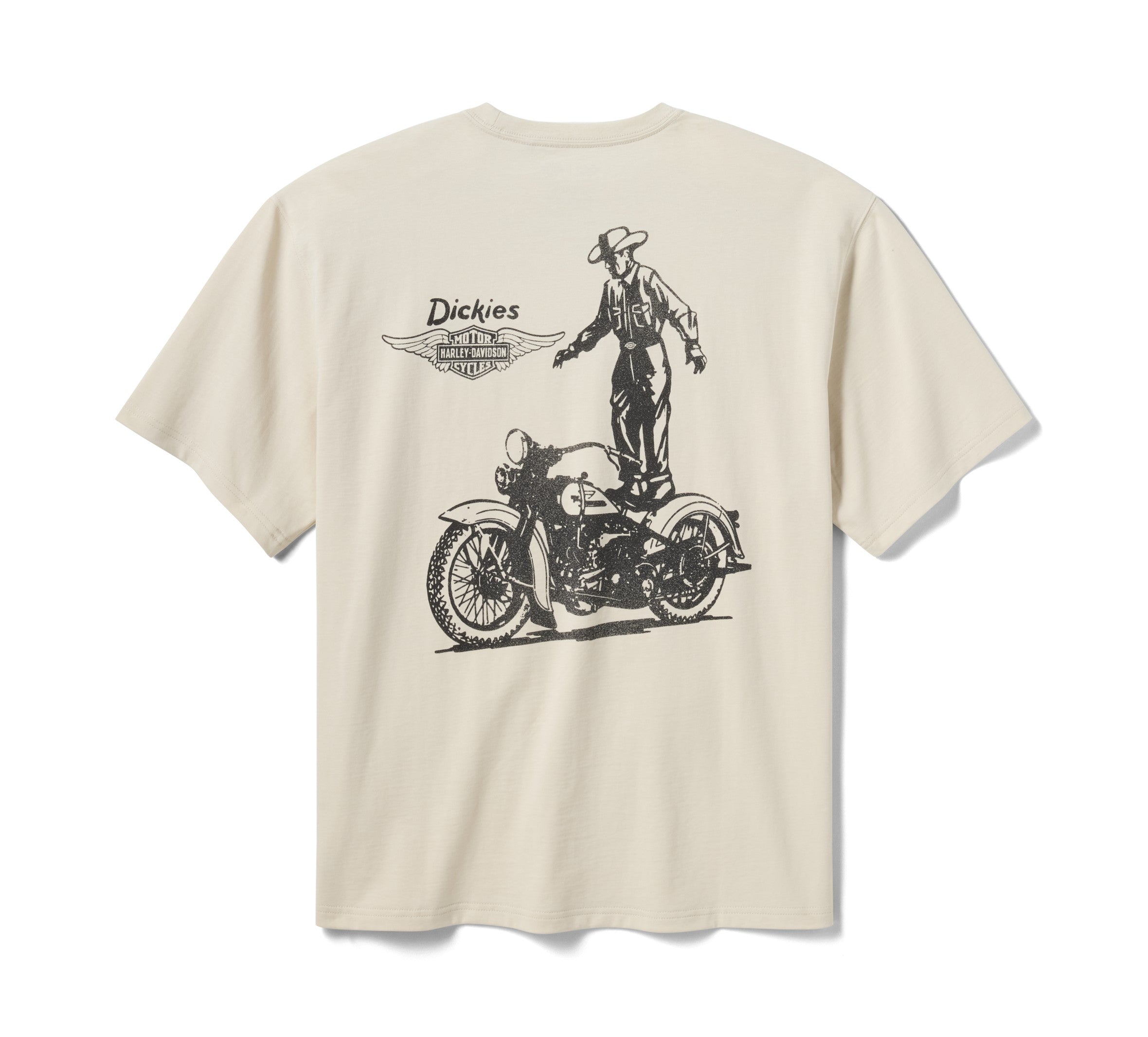 Dickies x Harley-Davidson® Vintage Wash Cowboy Graphic T-Shirt - Image 8
