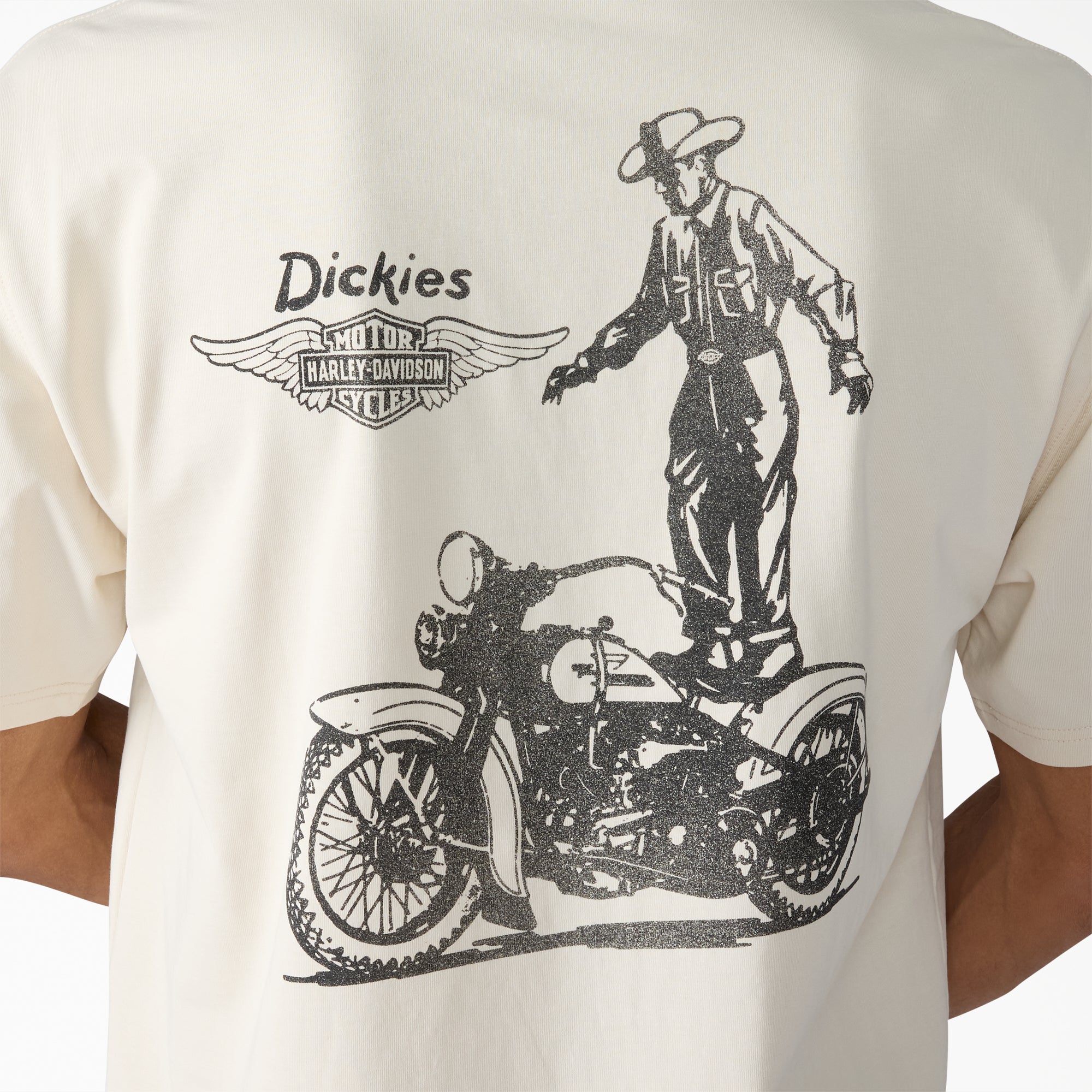 Dickies x Harley-Davidson® Vintage Wash Cowboy Graphic T-Shirt - Image 5