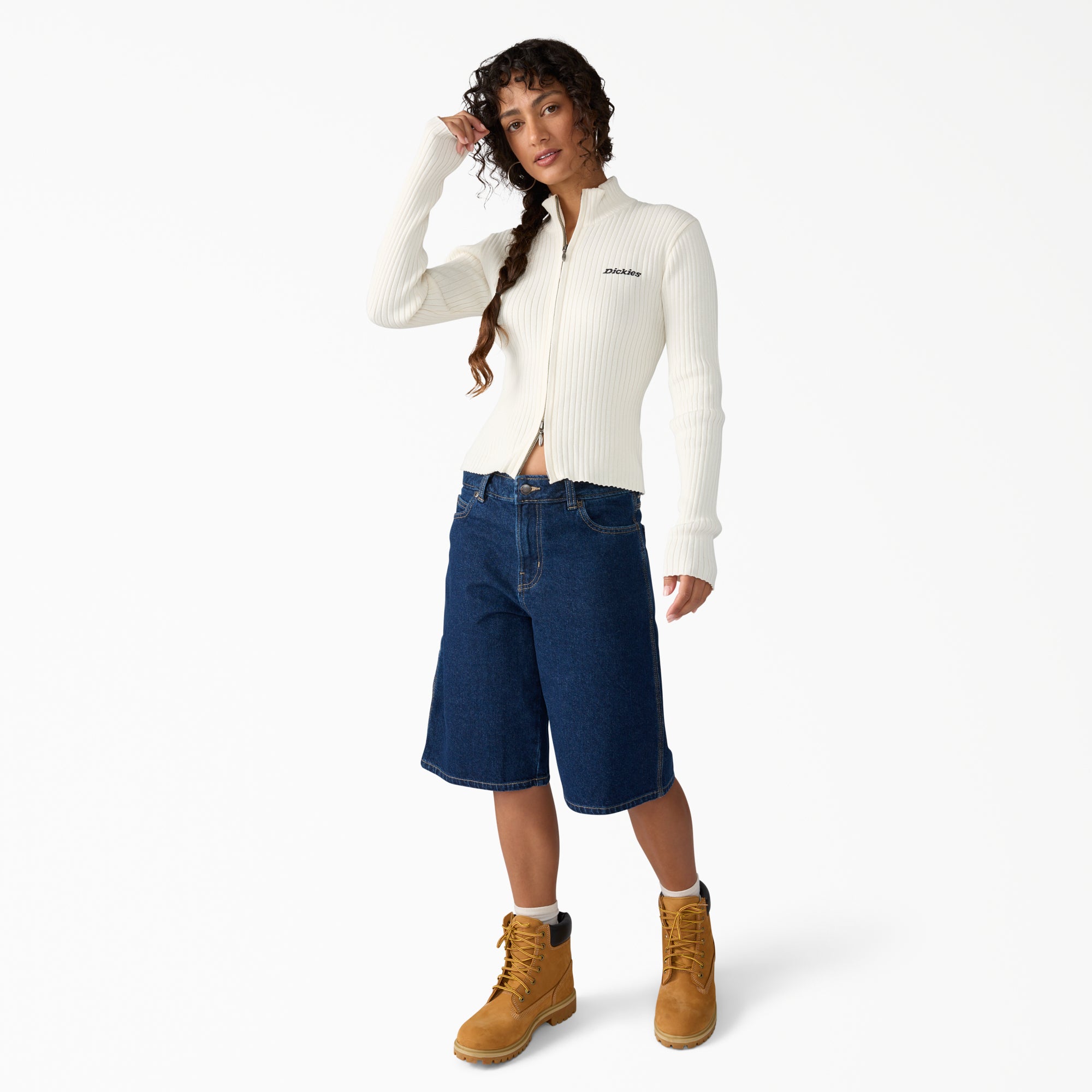 Women's 957 Loose Denim Shorts. 13 - Image 4