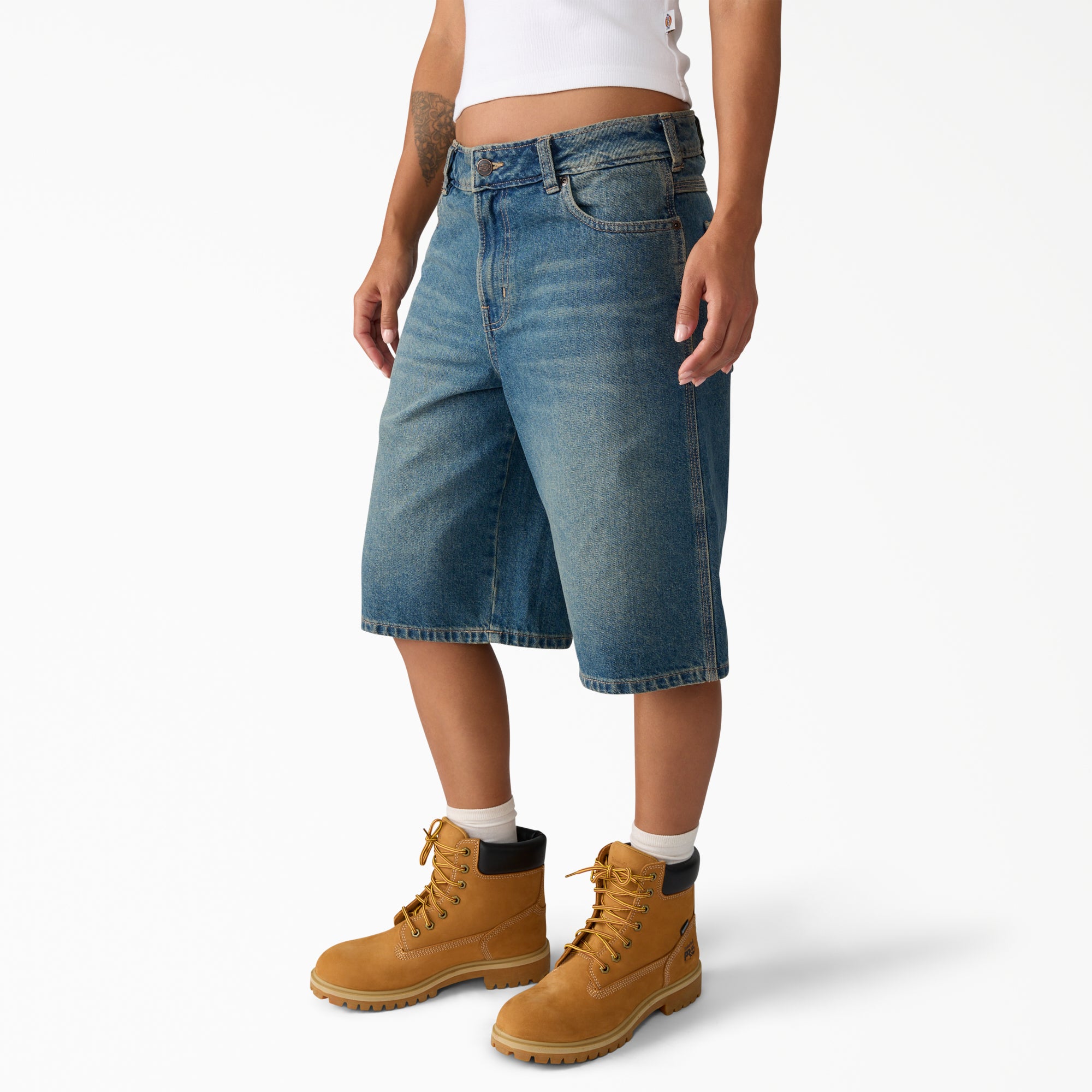 Women's 957 Loose Denim Shorts. 13 - Image 3