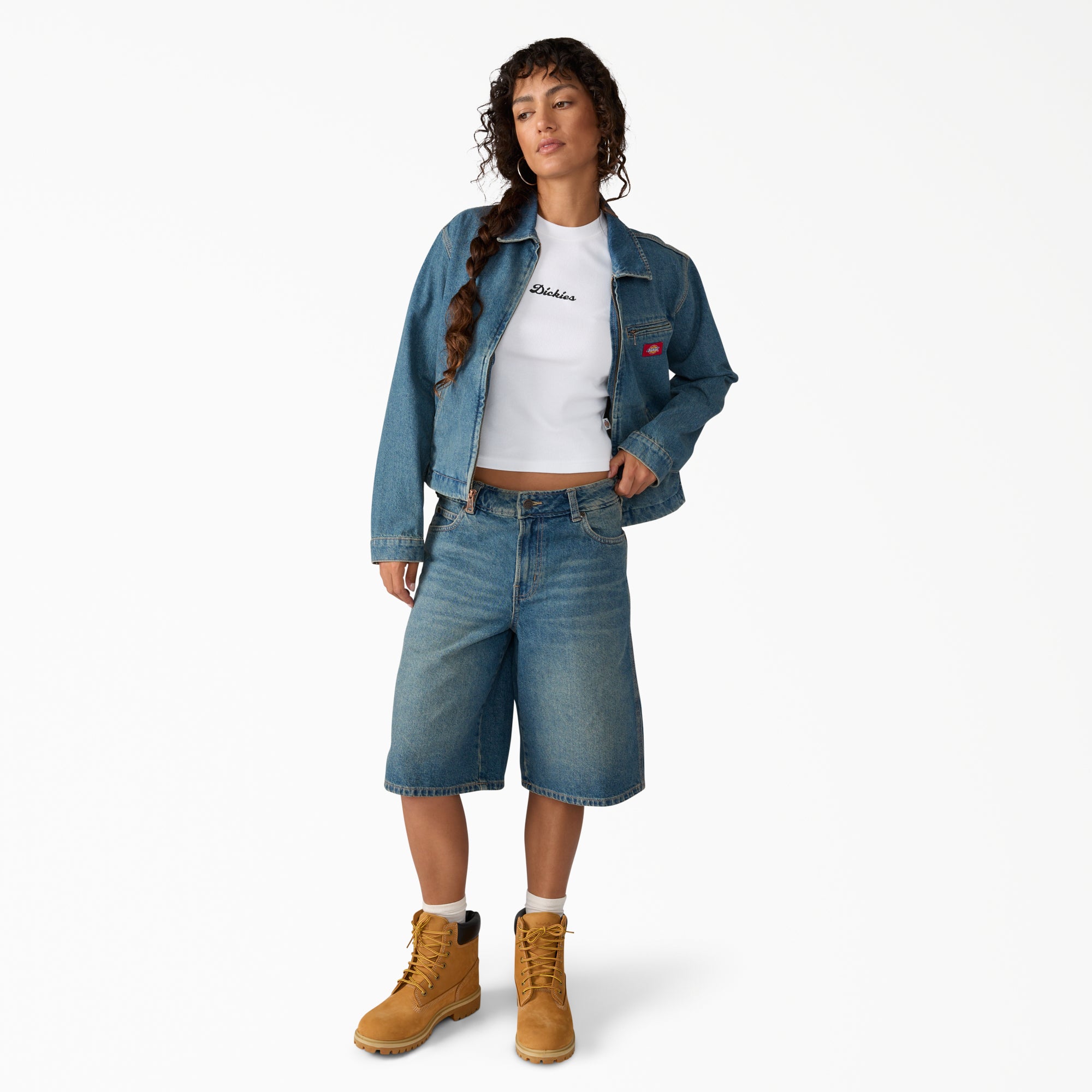 Women's 957 Loose Denim Shorts. 13 - Image 4