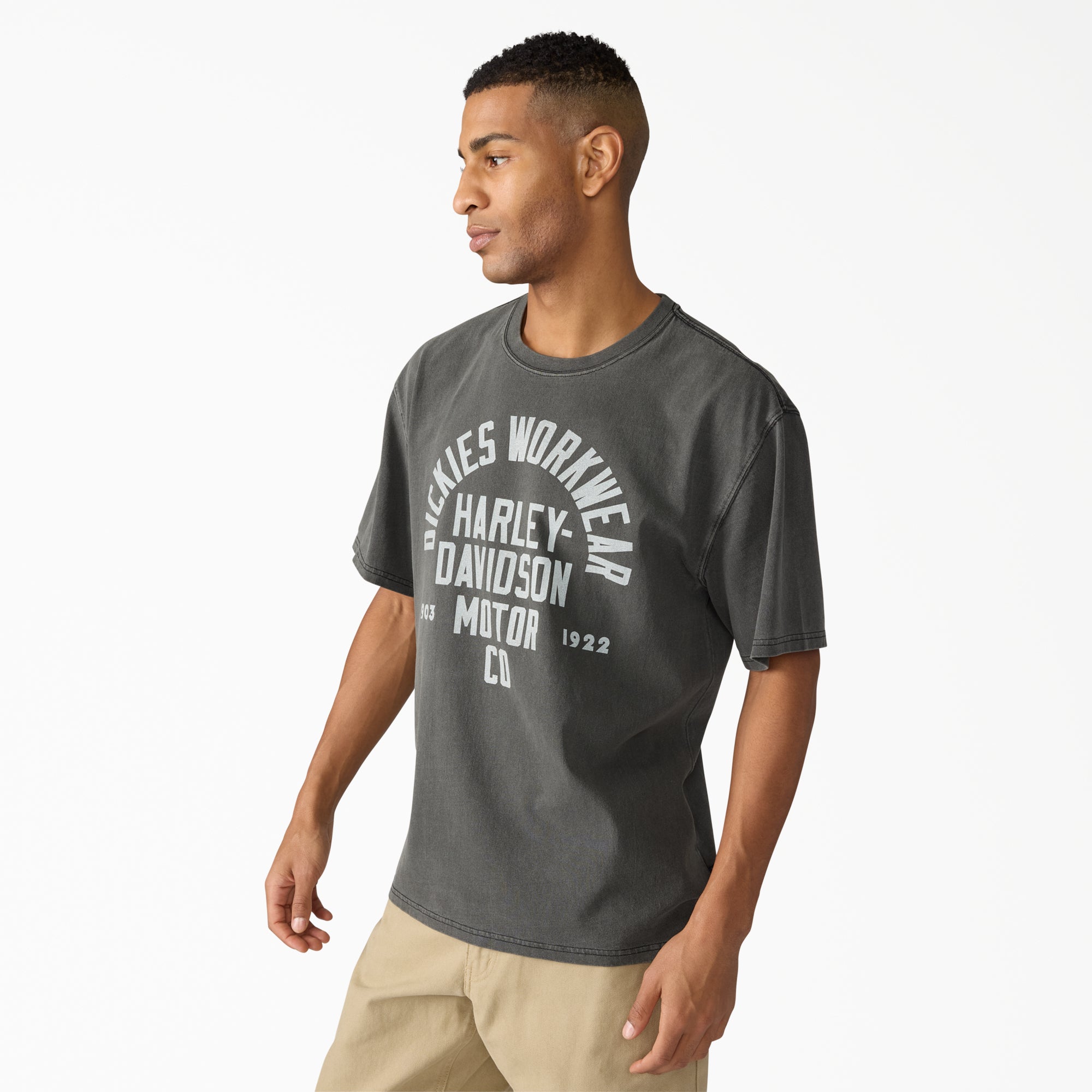 Dickies x Harley-Davidson® Vintage Wash Logo Graphic T-Shirt - Image 3