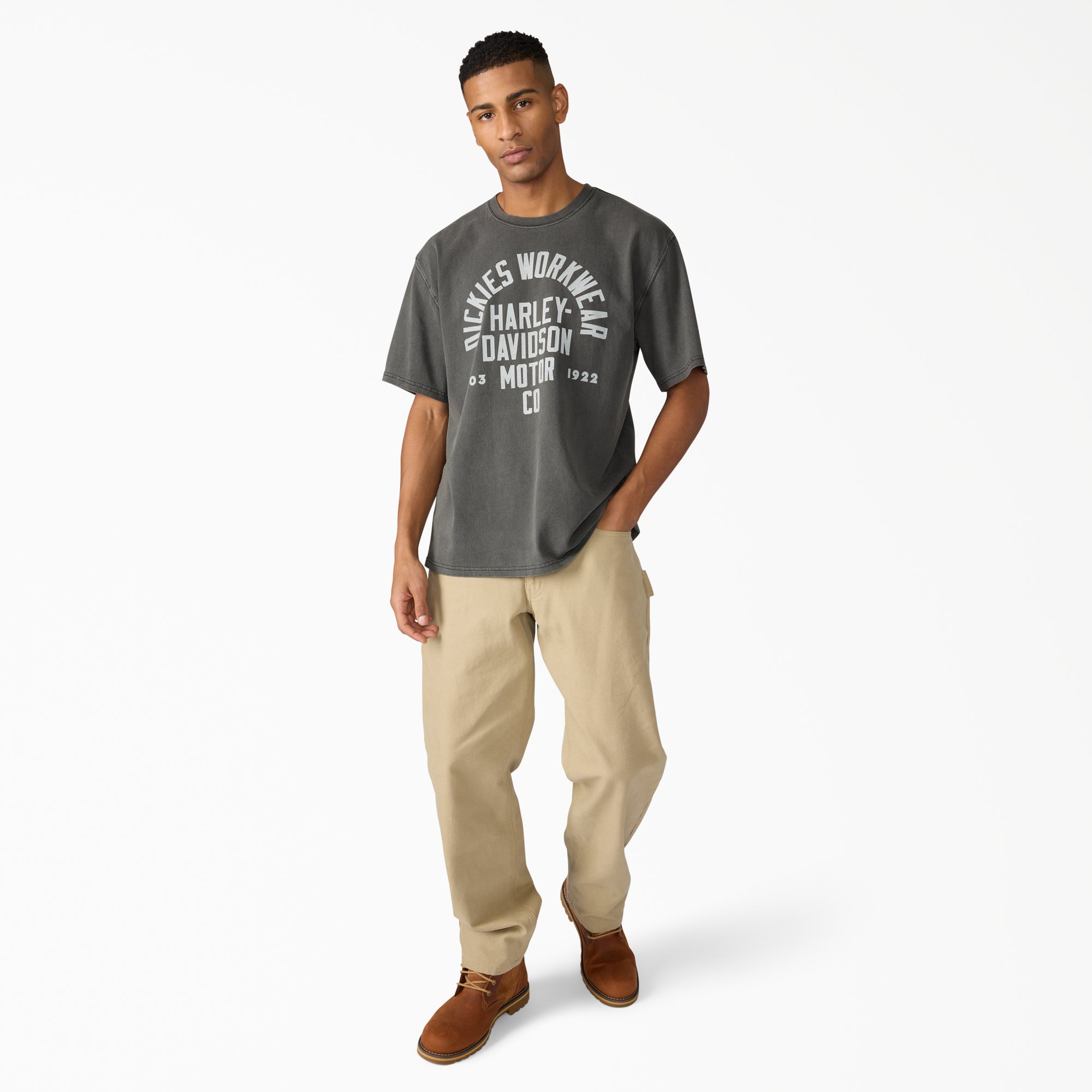 Dickies x Harley-Davidson® Vintage Wash Logo Graphic T-Shirt - Image 4