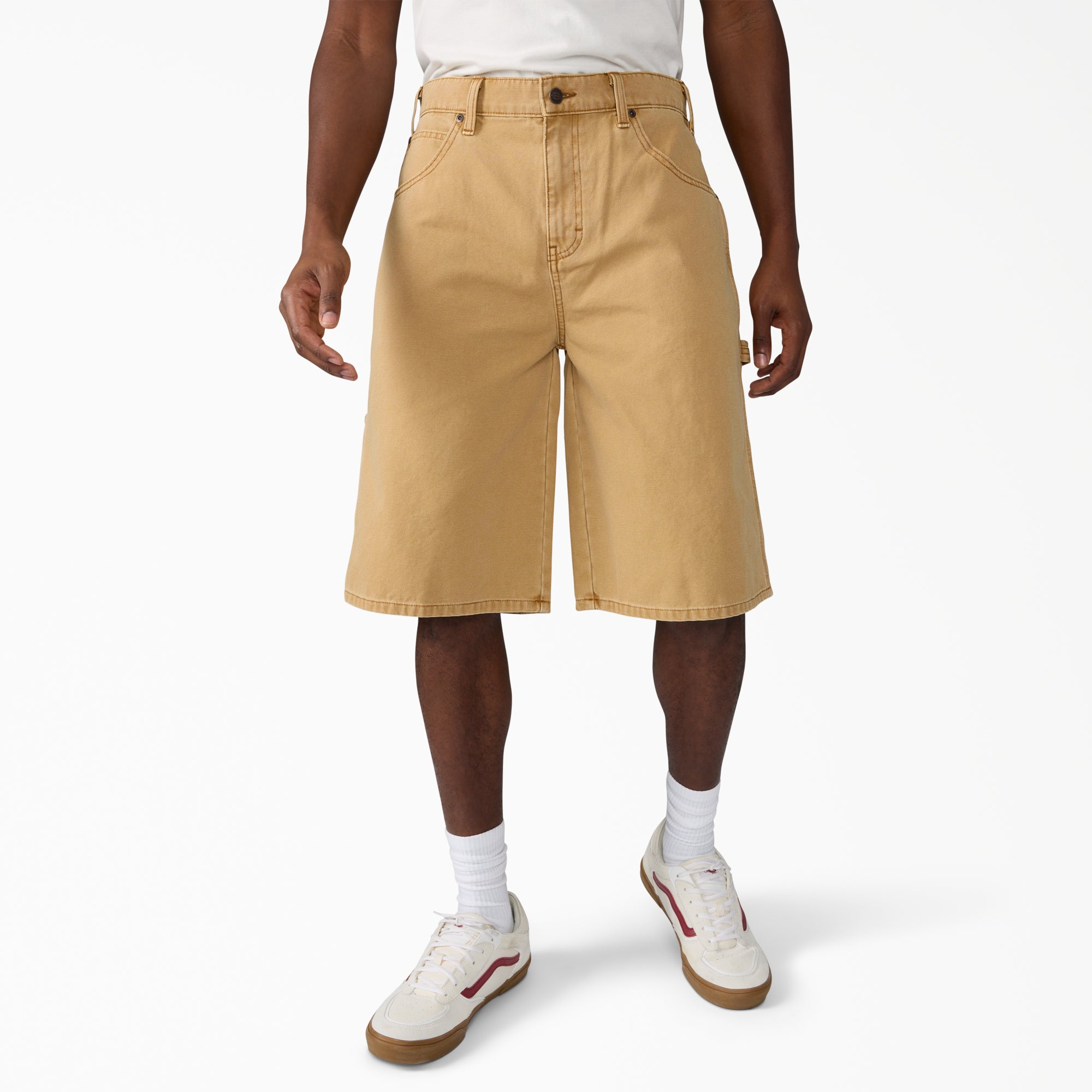 Worn In Relaxed Carpenter Duck Shorts. 13
