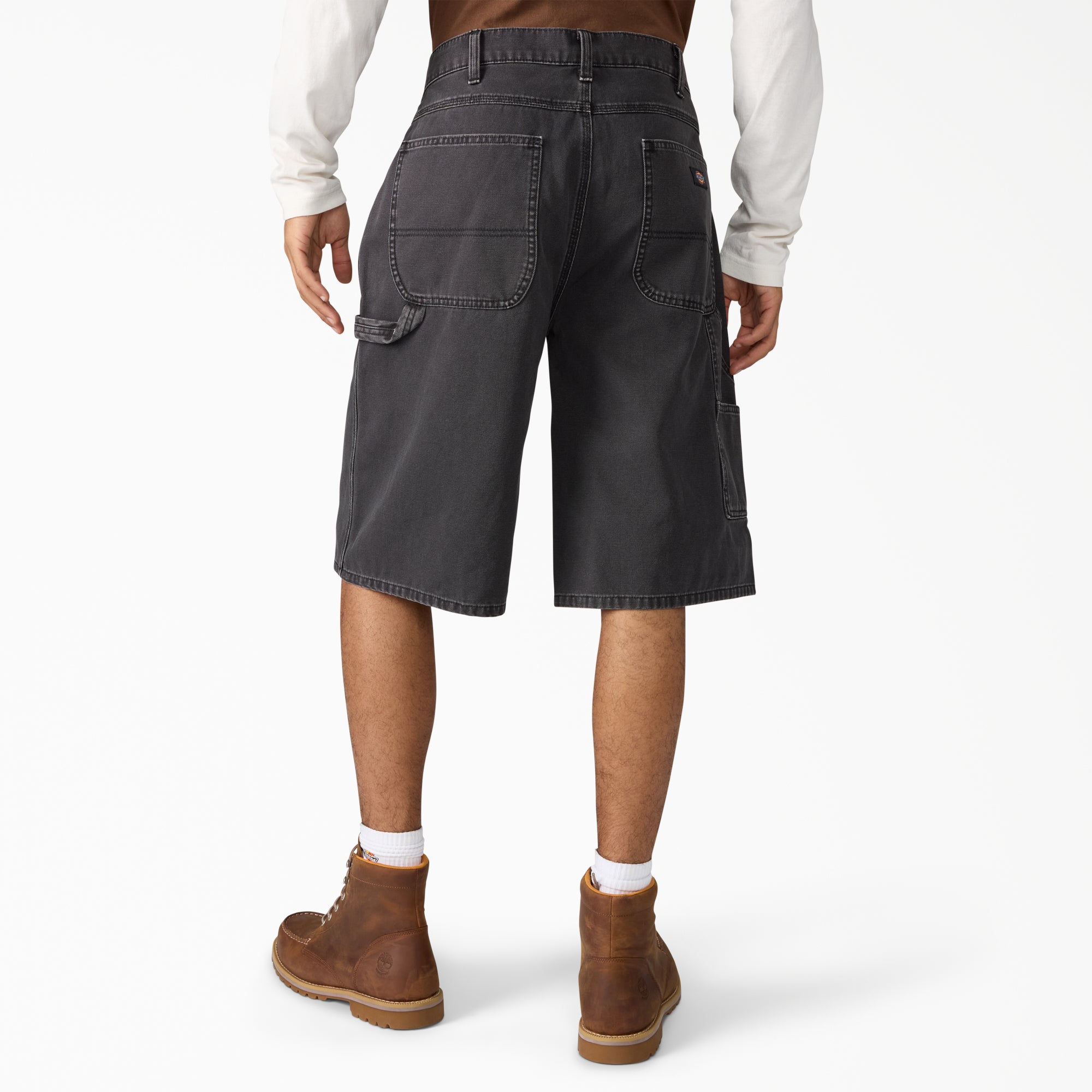 Worn In Relaxed Carpenter Duck Shorts. 13 - Image 2