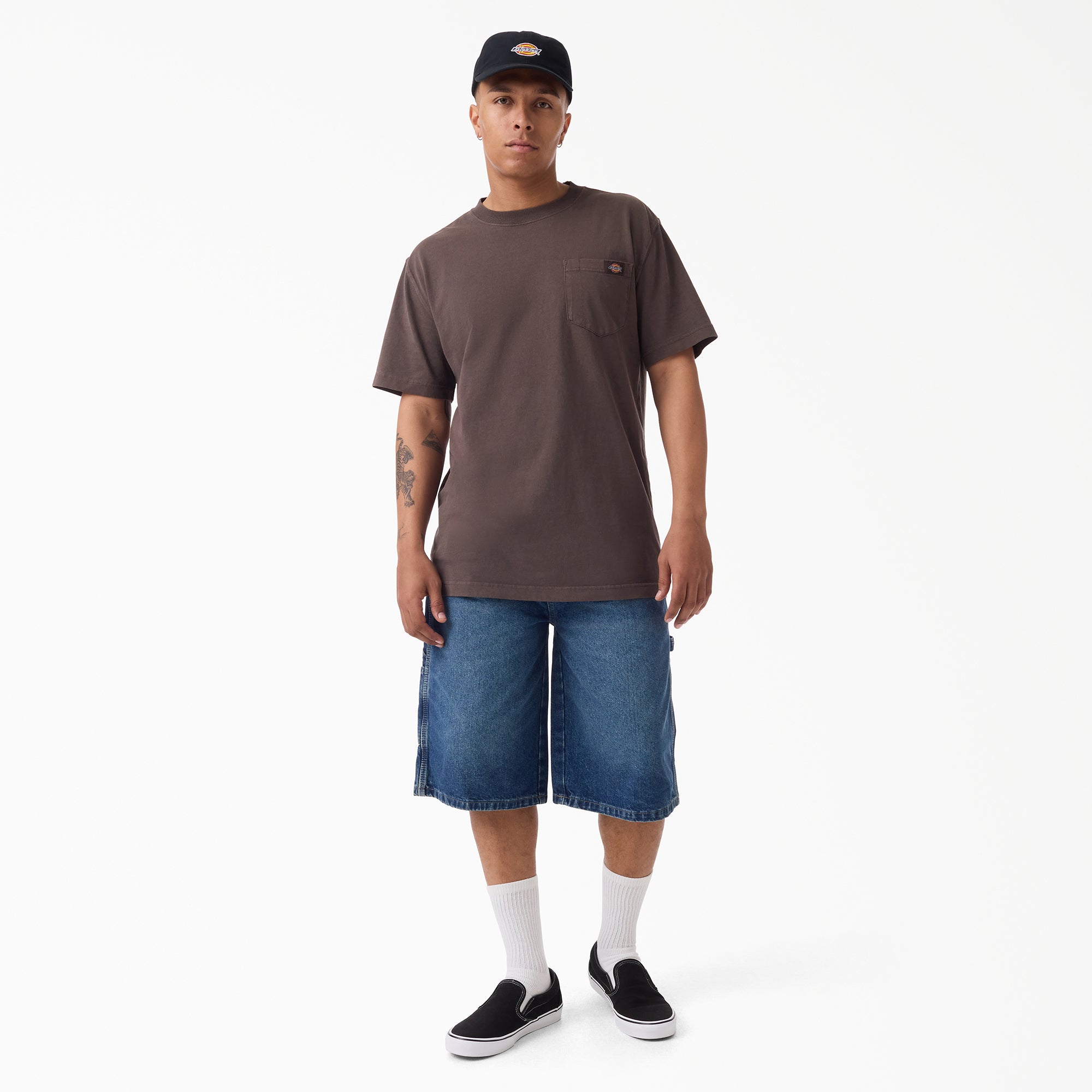Worn In Relaxed Carpenter Denim Shorts. 13 - Image 4