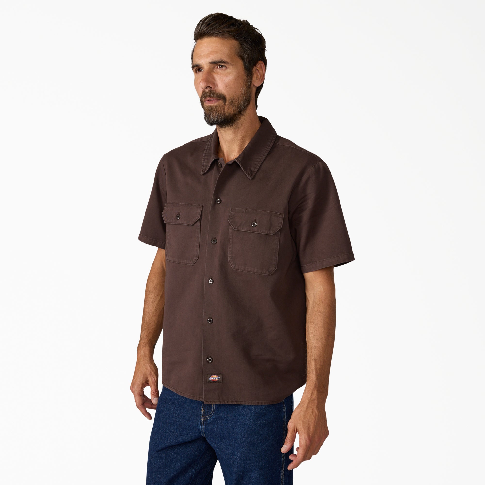 Worn In Solid Work Shirt - Image 3