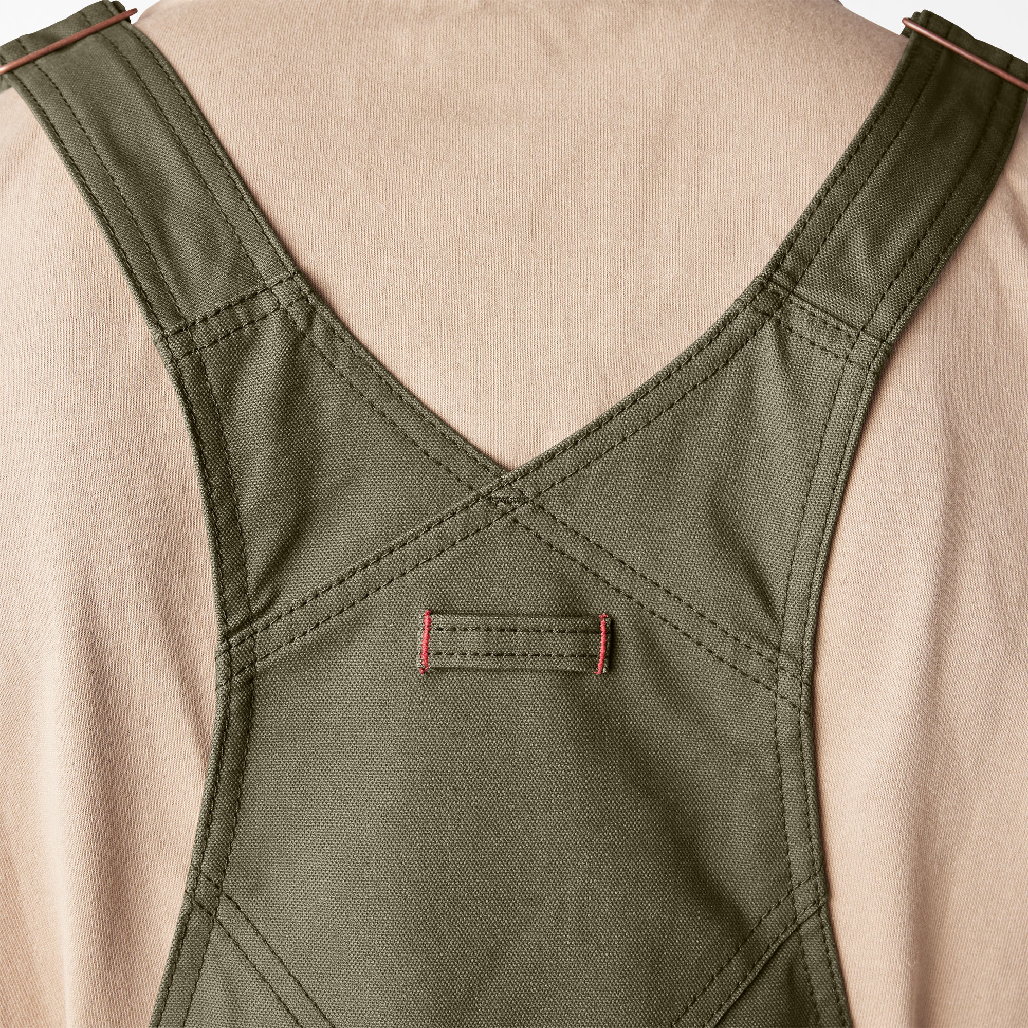 Waxed Canvas Double Front Bib Overalls - Image 5