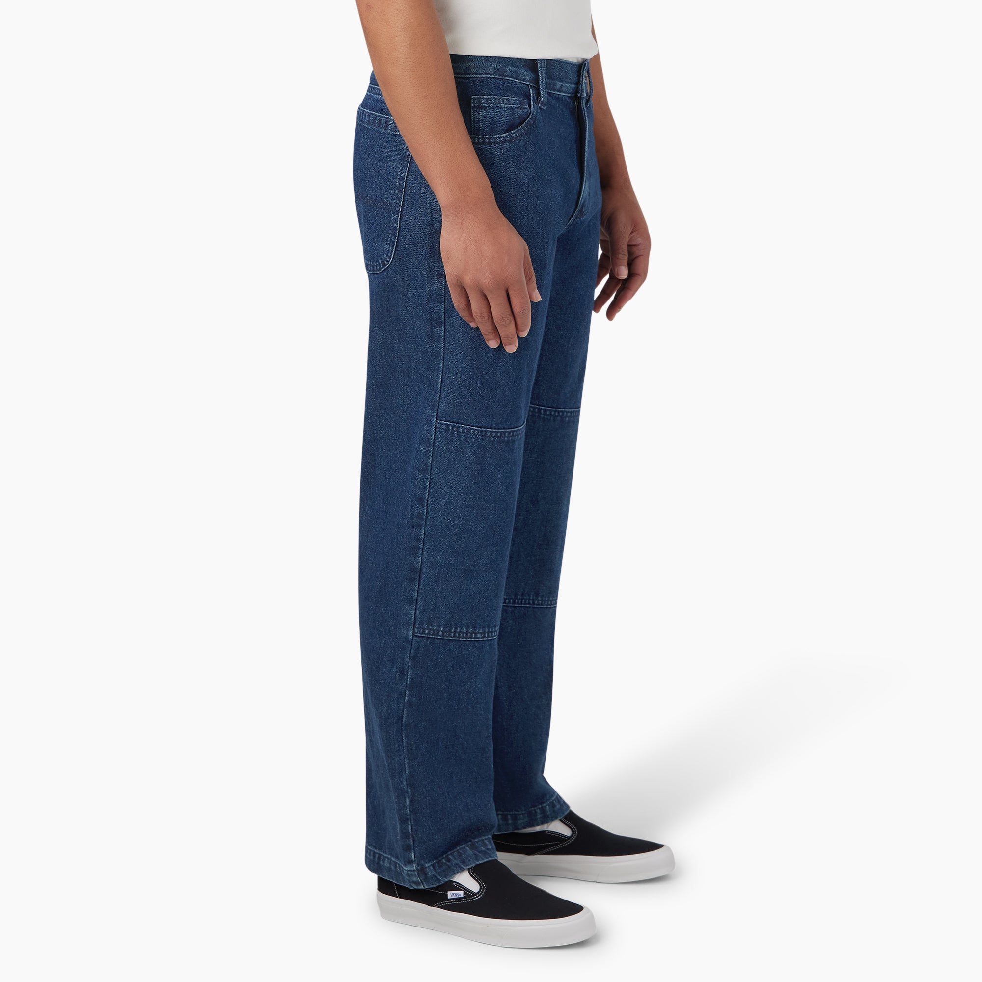 Loose Fit Double Knee Jeans - Image 4