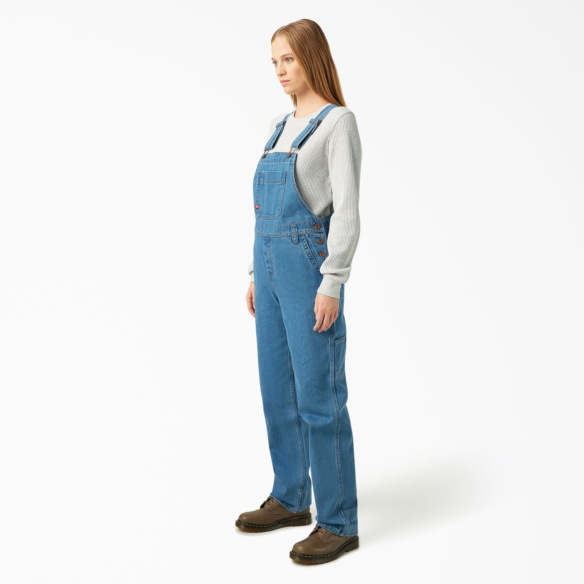Women's Relaxed Fit Bib Overalls - Image 2